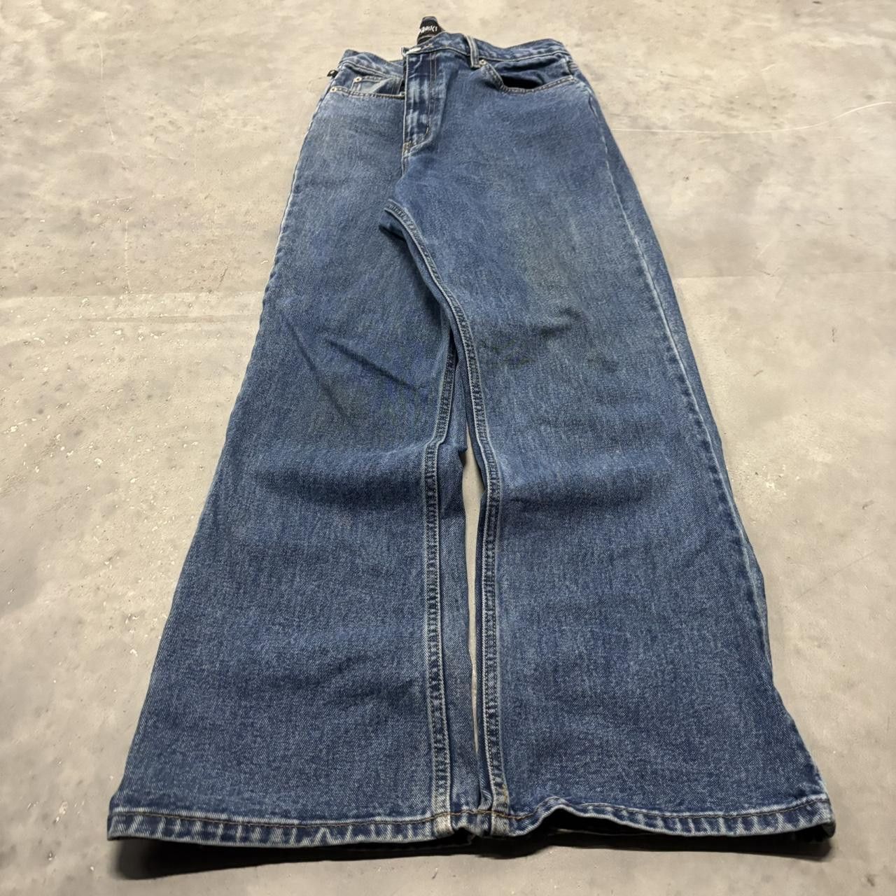 Japanese Brand × Vintage Crazy Vintage Y2K/2000s Medium Wash Bootcut Essential Denim Jeans! Size US 33 - 3 Thumbnail