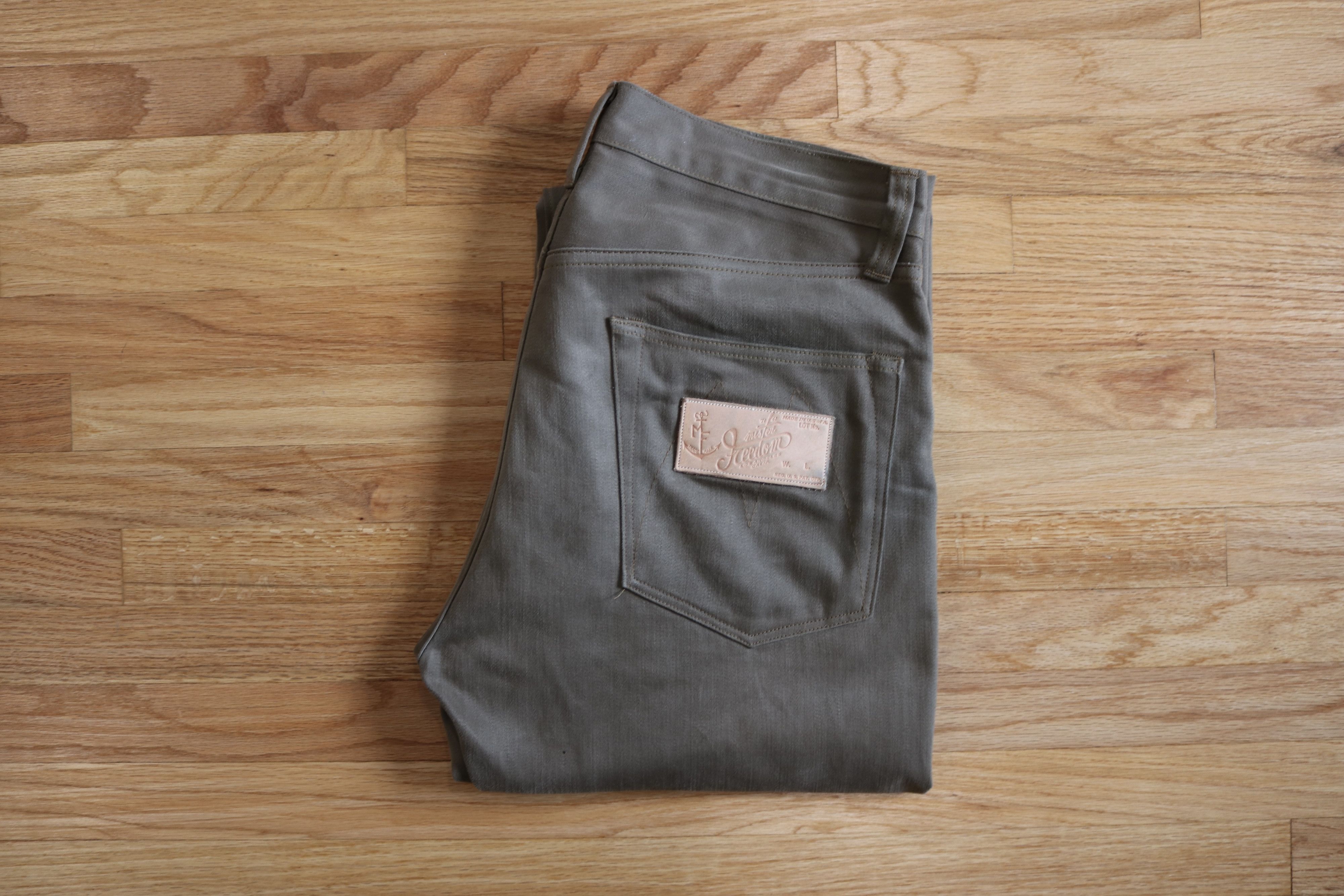 image of Mister Freedom Californian Mocha Selvedge Sateen Lot. 64, Men's (Size 34)