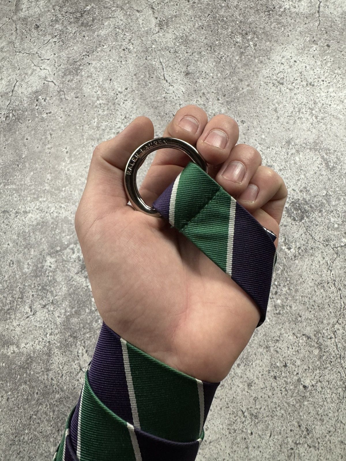 Polo Ralph Lauren Vintage Polo Ralph Lauren Striped Double D- Ring Belt Y2K Size ONE SIZE - 3 Thumbnail