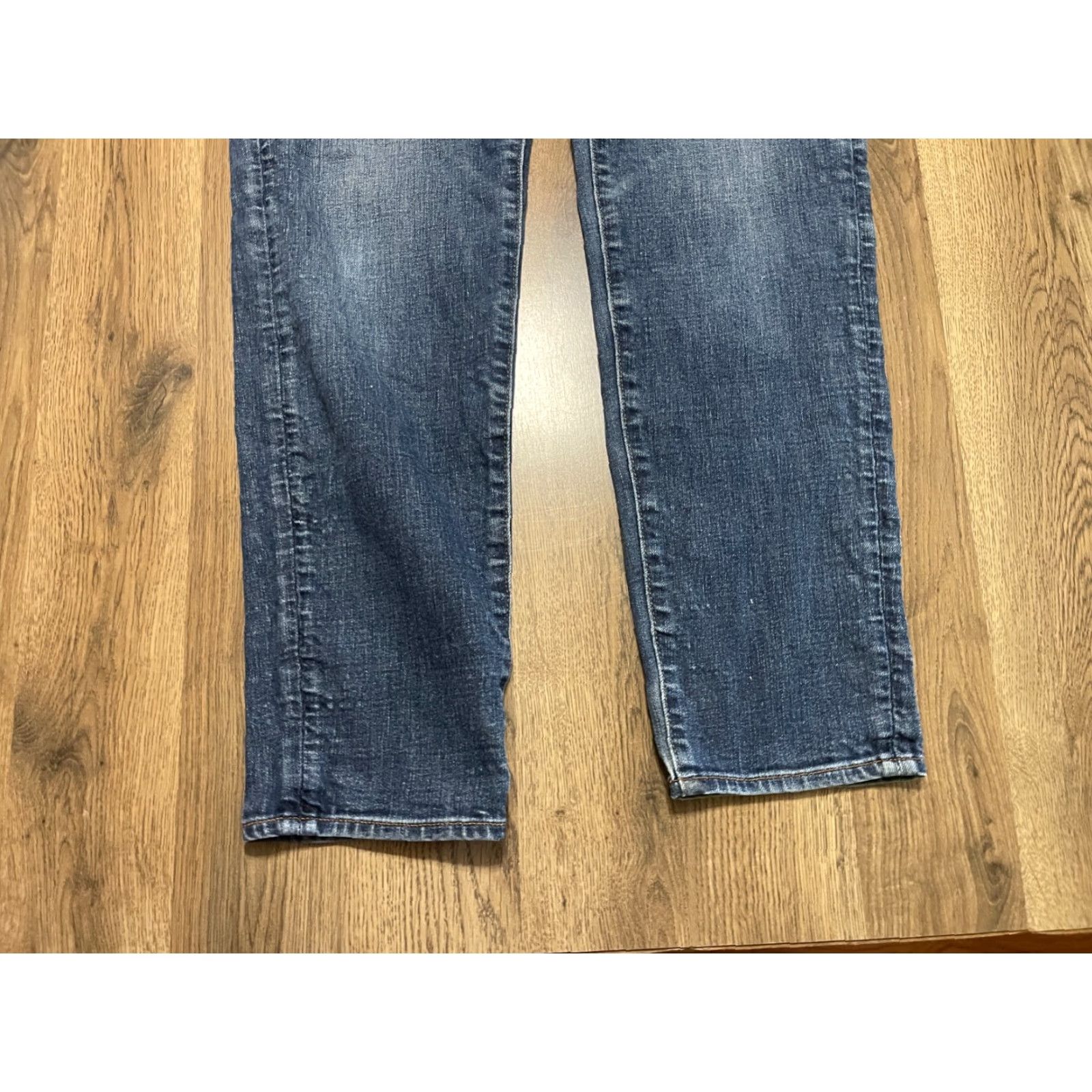 American Eagle Outfitters American Eagle Jeans Womens Size 29x32 Blue Denim Athletic Fit Straight Leg Regular 5-Pocket Size 29" - 3 Thumbnail