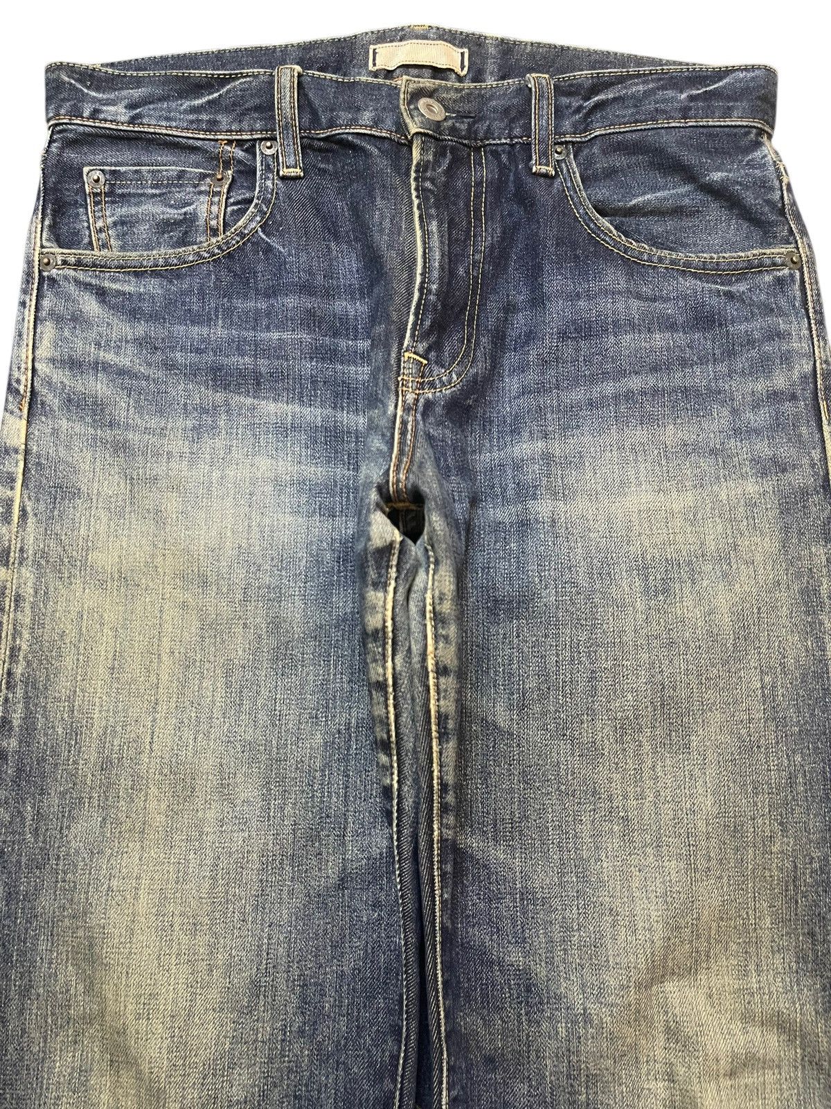 Uniqlo Vintage Japanese Uniqlo Mud Faded Wash Style Jeans Size US 31 - 3 Thumbnail