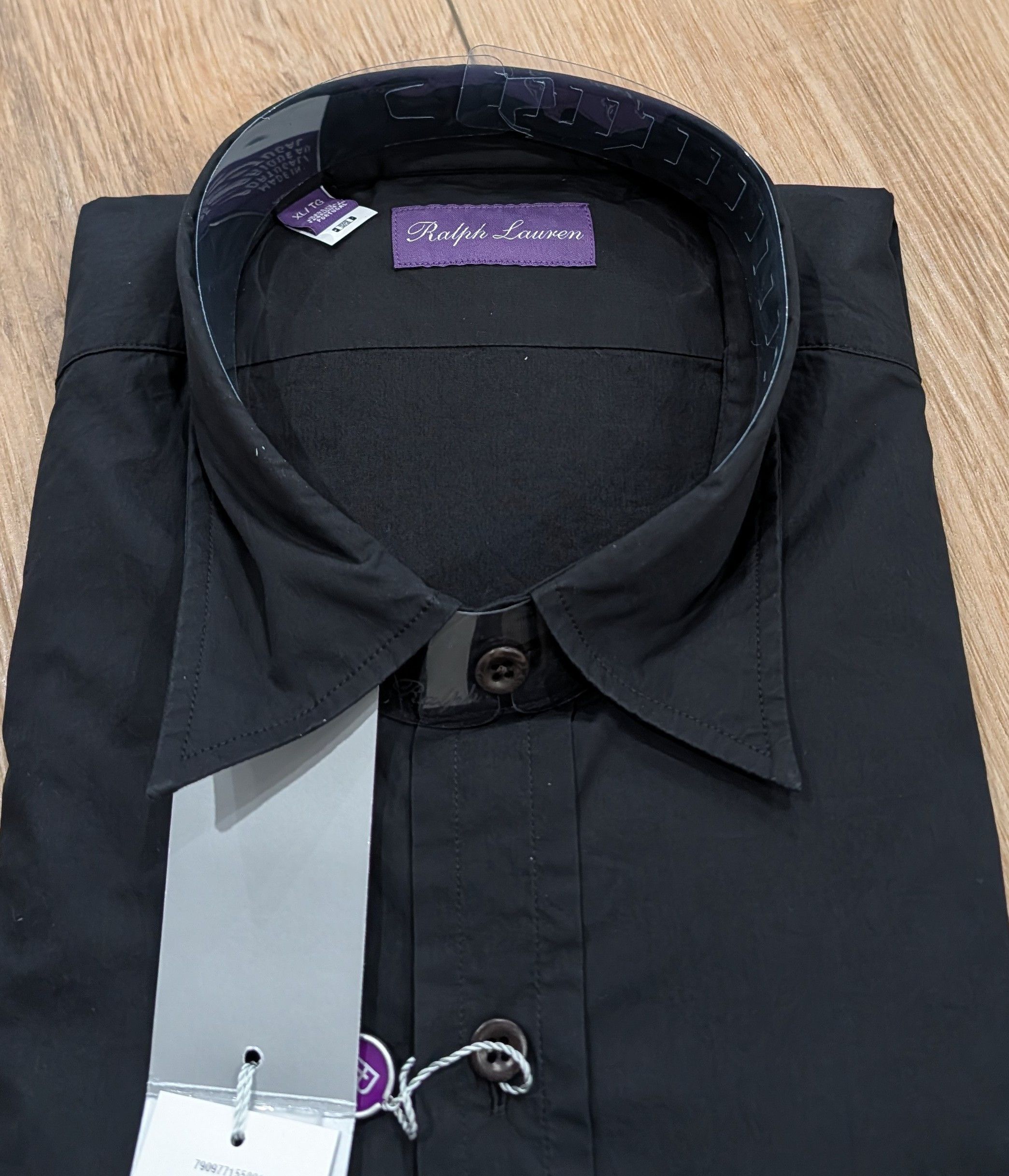 Ralph Lauren Purple Label Ralph Lauren Purple Label Sueded Poplin Button Up Shirt XL Size US XL / EU 56 / 4 - 8 Thumbnail