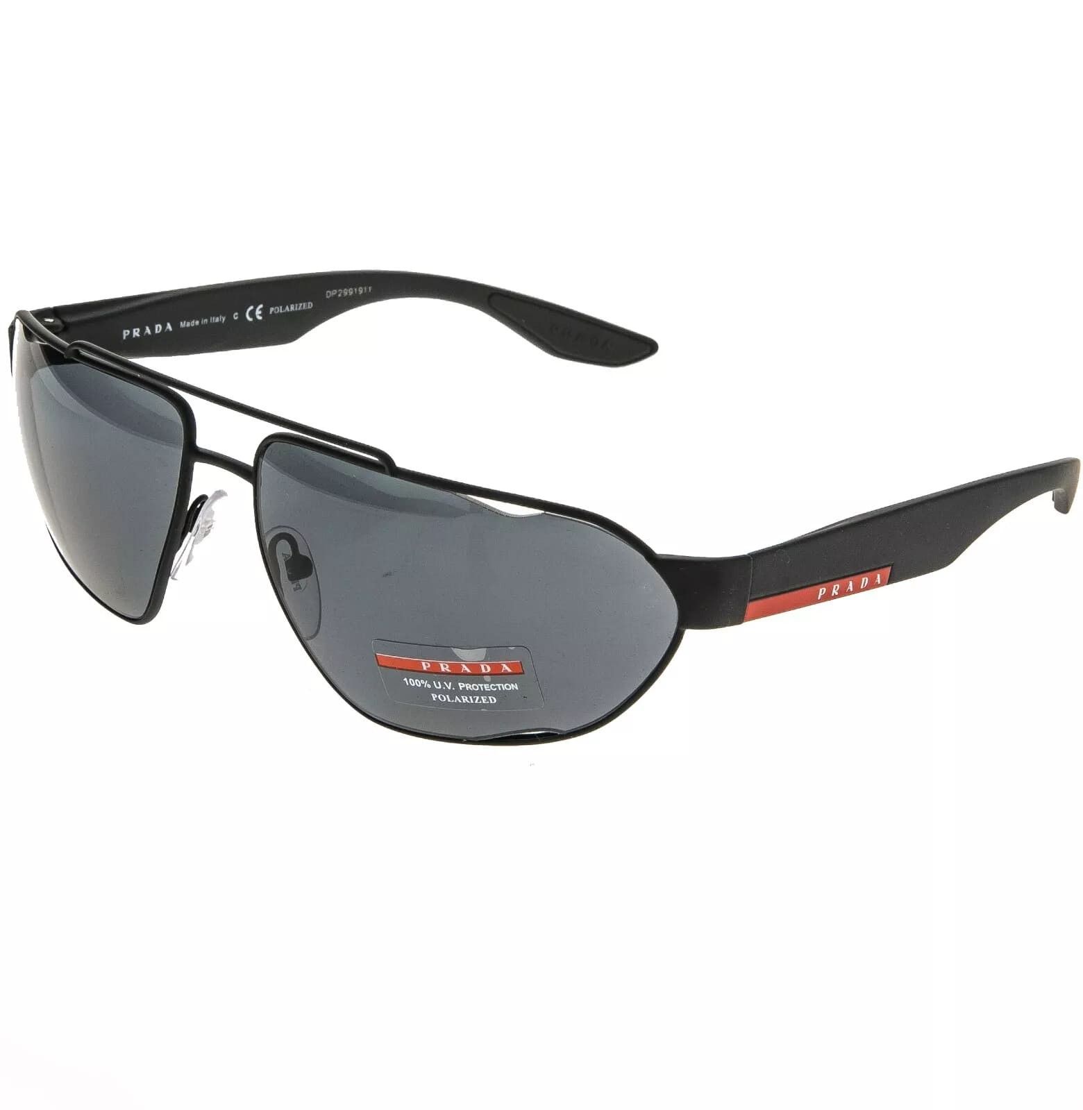 Prada PRADA LINEA ROSSA CORE 56U Black Sport Polarized Oval PS56US Size ONE SIZE - 9 Thumbnail