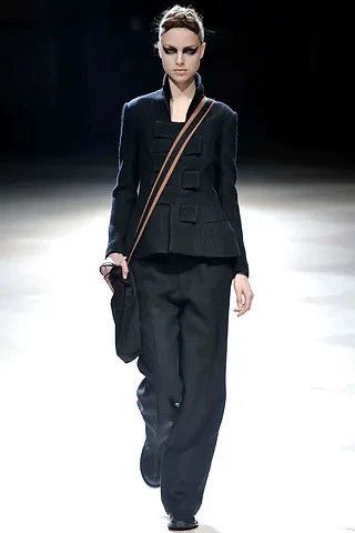 Yohji Yamamoto Yohji Yamamoto 08AW Archive Block Decon Ballet Jkt Wmn's Size XS / US 0-2 / IT 36-38 - 1 Thumbnail