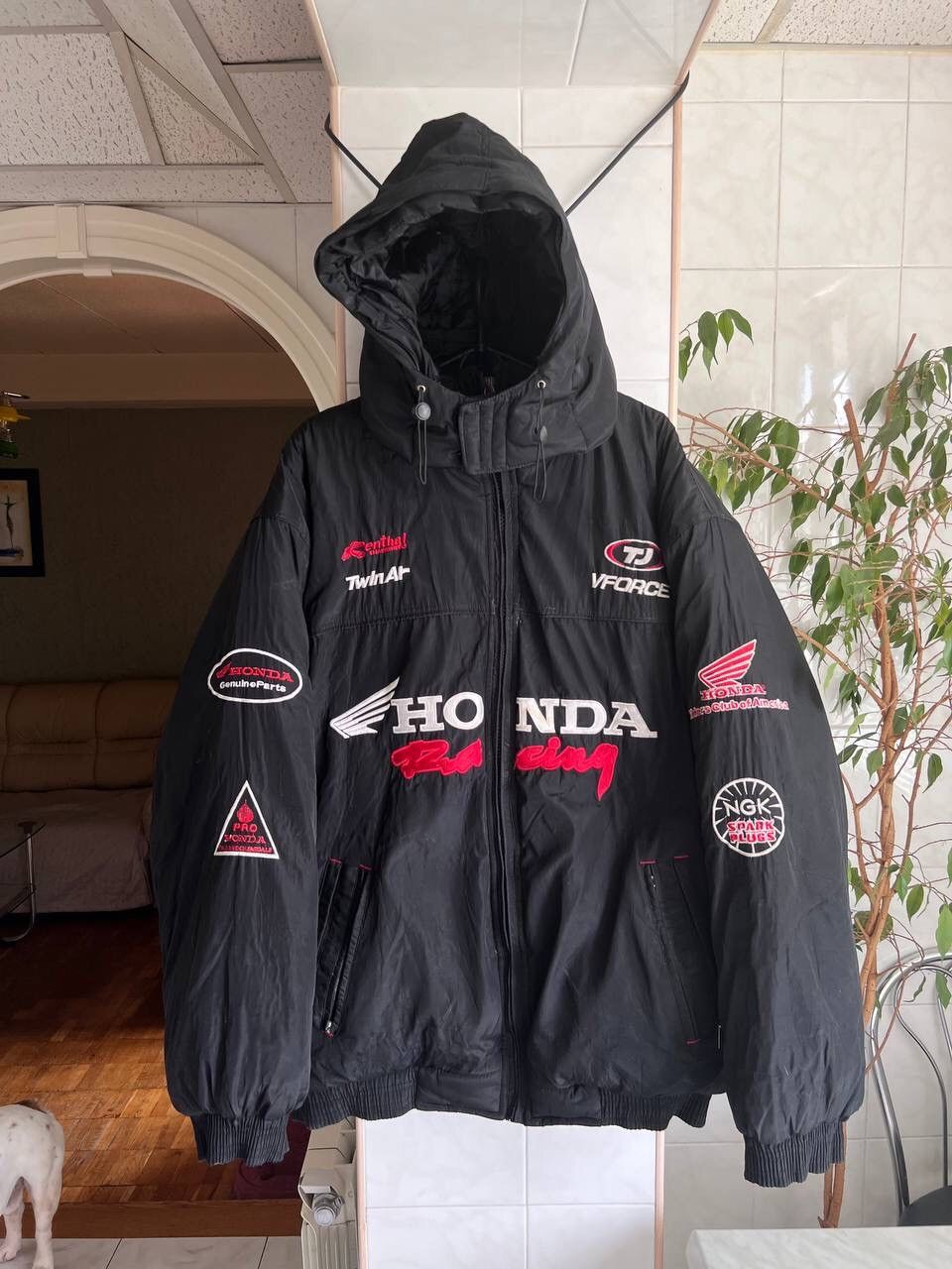 Honda Racing Vintage Vintage Honda Racing Winter Jacket 1990 s Genuine Parts USED Grailed