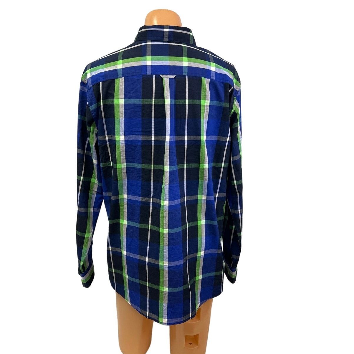 Chaps Chaps Mens XL Stretch Plaid Button Down PolyCotton Shirt Size US XL / EU 56 / 4 - 3 Thumbnail