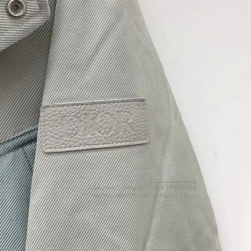 Dior Dior Women's Gray Nylon Coat - Size L . Size L / US 10 / IT 46 - 9 Thumbnail
