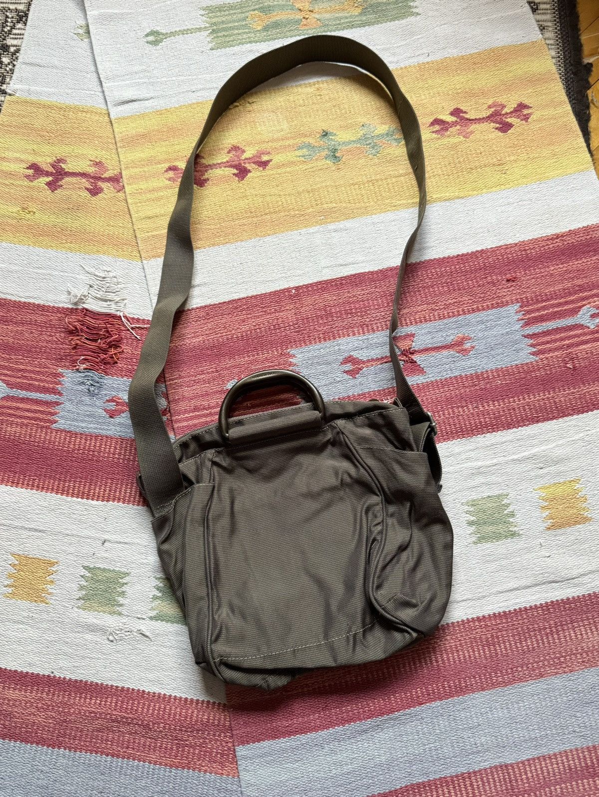 Mandarina Duck Vintage 00’s Mandarina Duck y2k Brown Unisex Sport Bag Size ONE SIZE - 3 Thumbnail