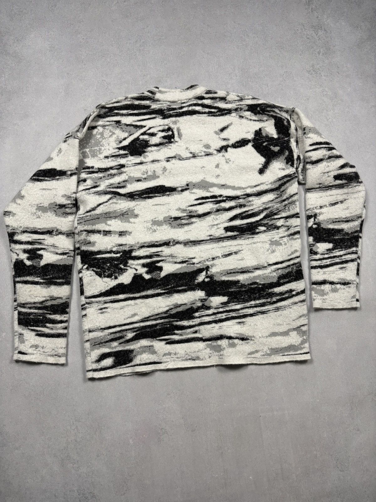 Calvin Klein Calvin Klein Abstract Pattern Sweater Alpaca Wool Blend Y2K Size US S / EU 44-46 / 1 - 11 Thumbnail
