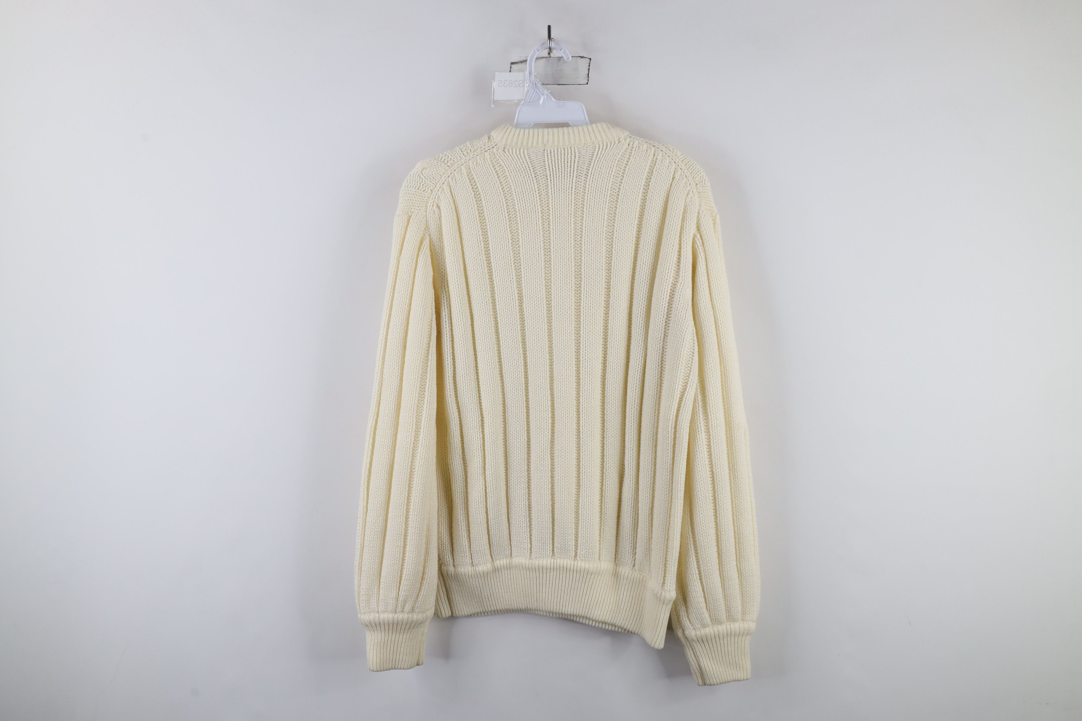 Vintage Vintage 70s Streetwear Chunky Cable Knit Fisherman Sweater Size US M / EU 48-50 / 2 - 8 Thumbnail