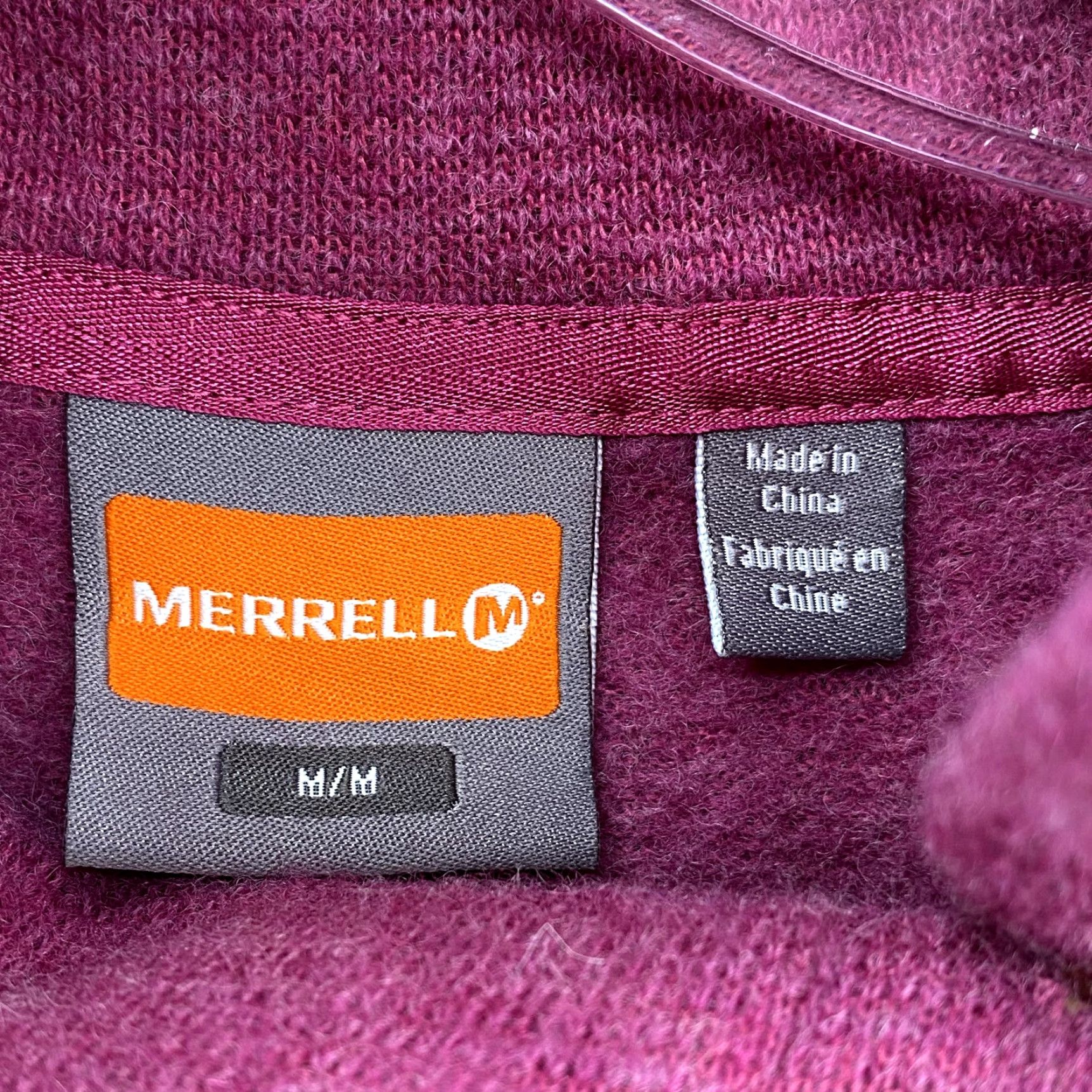 Merrell Merrell Sweater Womens Pink Medium Wool Blend Buttoned Turtle Neck Hiking Preppy Size M / US 6-8 / IT 42-44 - 6 Thumbnail