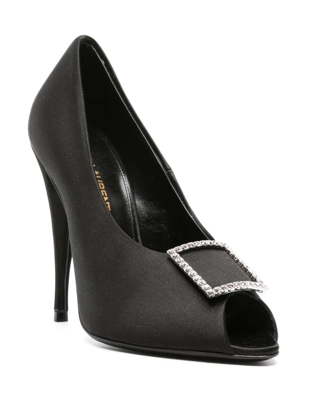 Saint Laurent Paris o1y0126 Cone Heel Pumps in Black Size US 6 / IT 36 - 2 Thumbnail