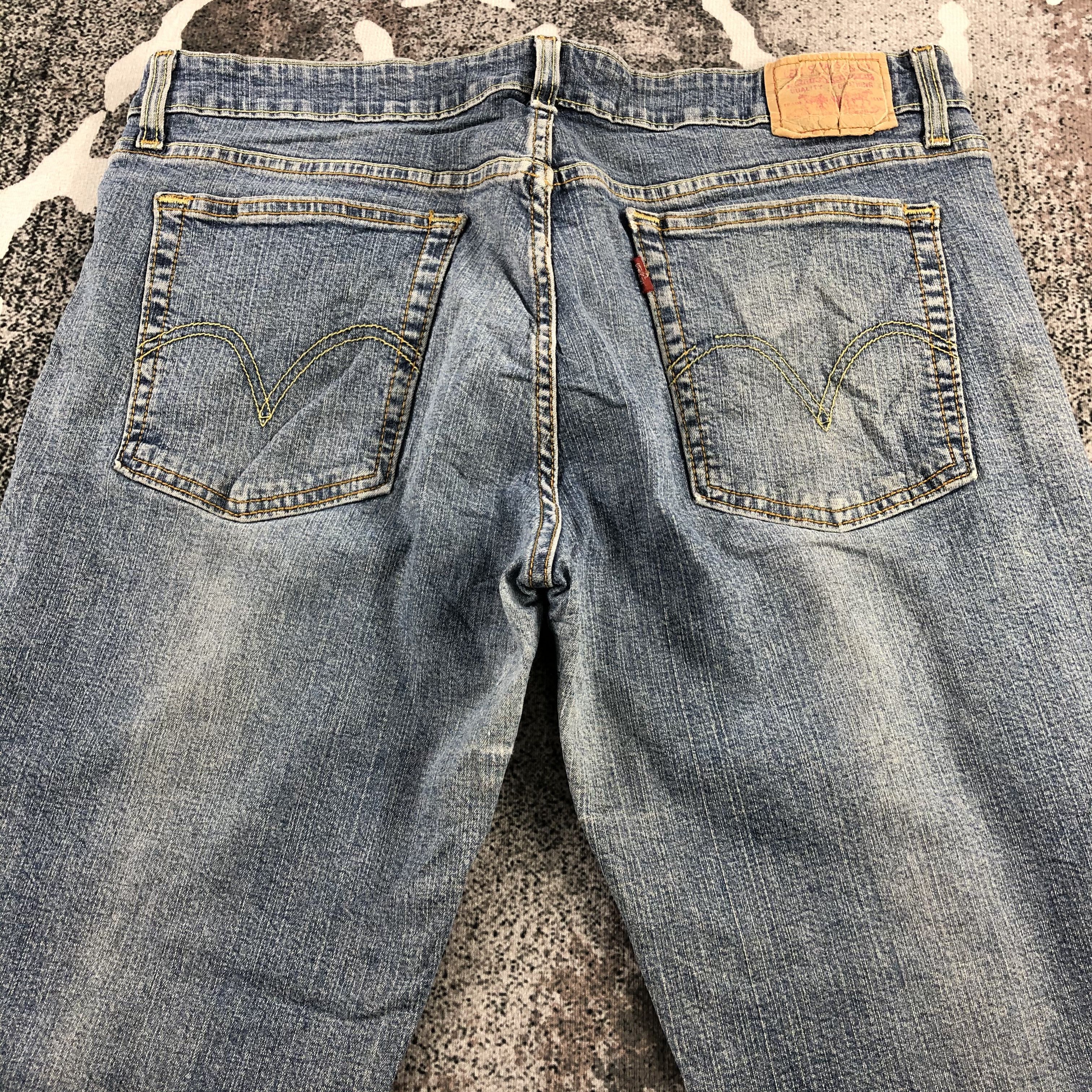 Levi's Vintage Levis 518 Jeans Flare Denim KJ964 Size US 36 / EU 52 - 4 Thumbnail