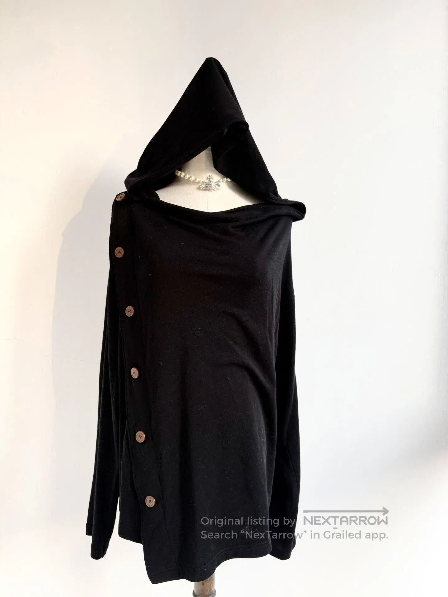 Vivienne Westwood Vivienne Westwood Black Hooded Jacket. Size L / US 10 / IT 46 - 2 Thumbnail