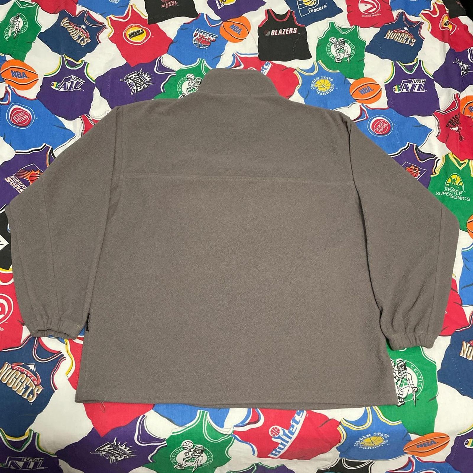 Polo Ralph Lauren × Vintage Vintage Polo Sport Quarter Zip Mens Pullover Fleece Spellout Size US XL / EU 56 / 4 - 2 Thumbnail