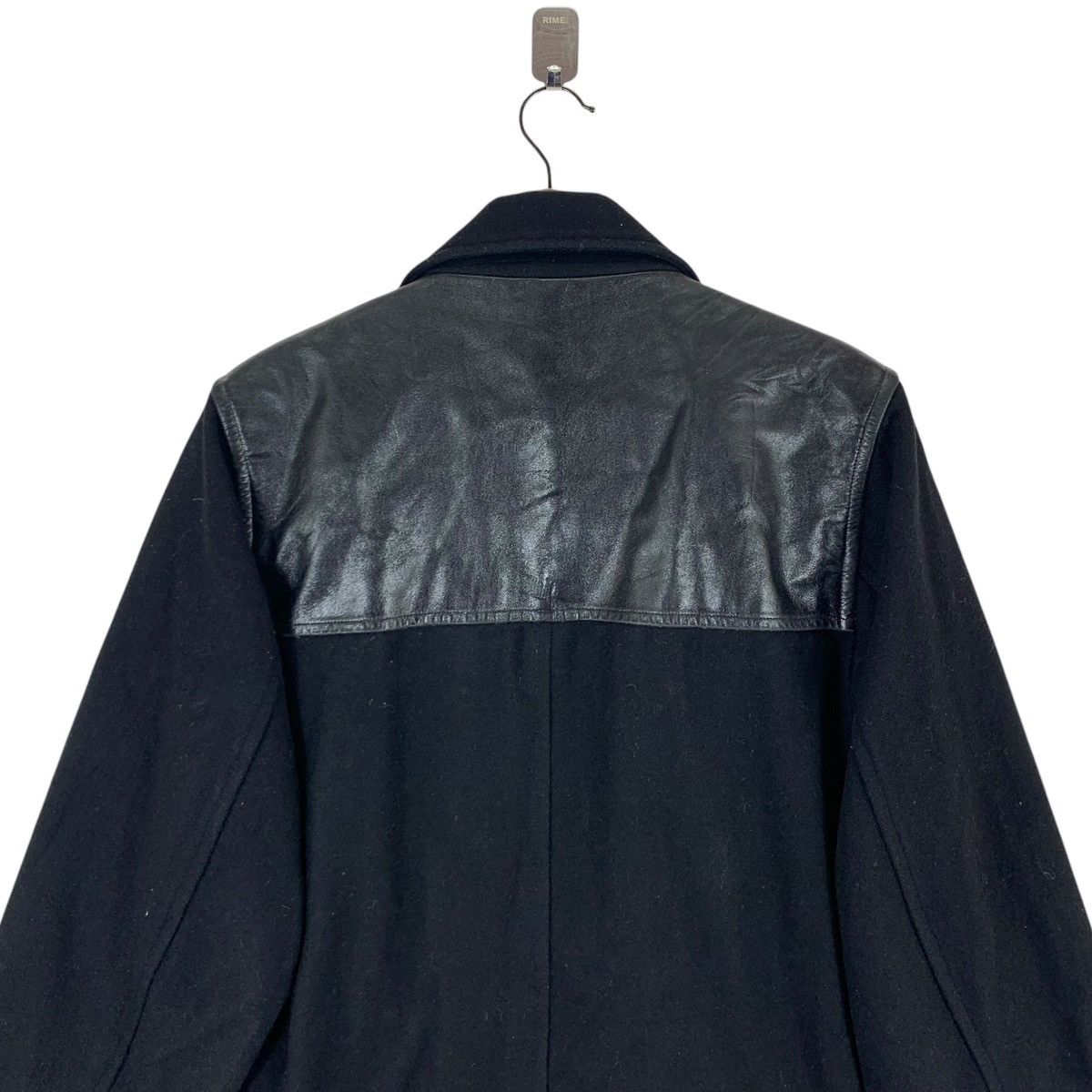 A.P.C. VINTAGE A.P.C FRANCE LEATHER PART WOOL BUTTON JACKET Size US XS / EU 42 / 0 - 9 Thumbnail