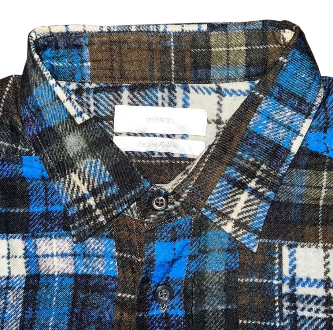 Diesel Diesel Jeans Industry Patchwork Longsleeve Shirt Size US L / EU 52-54 / 3 - 3 Thumbnail
