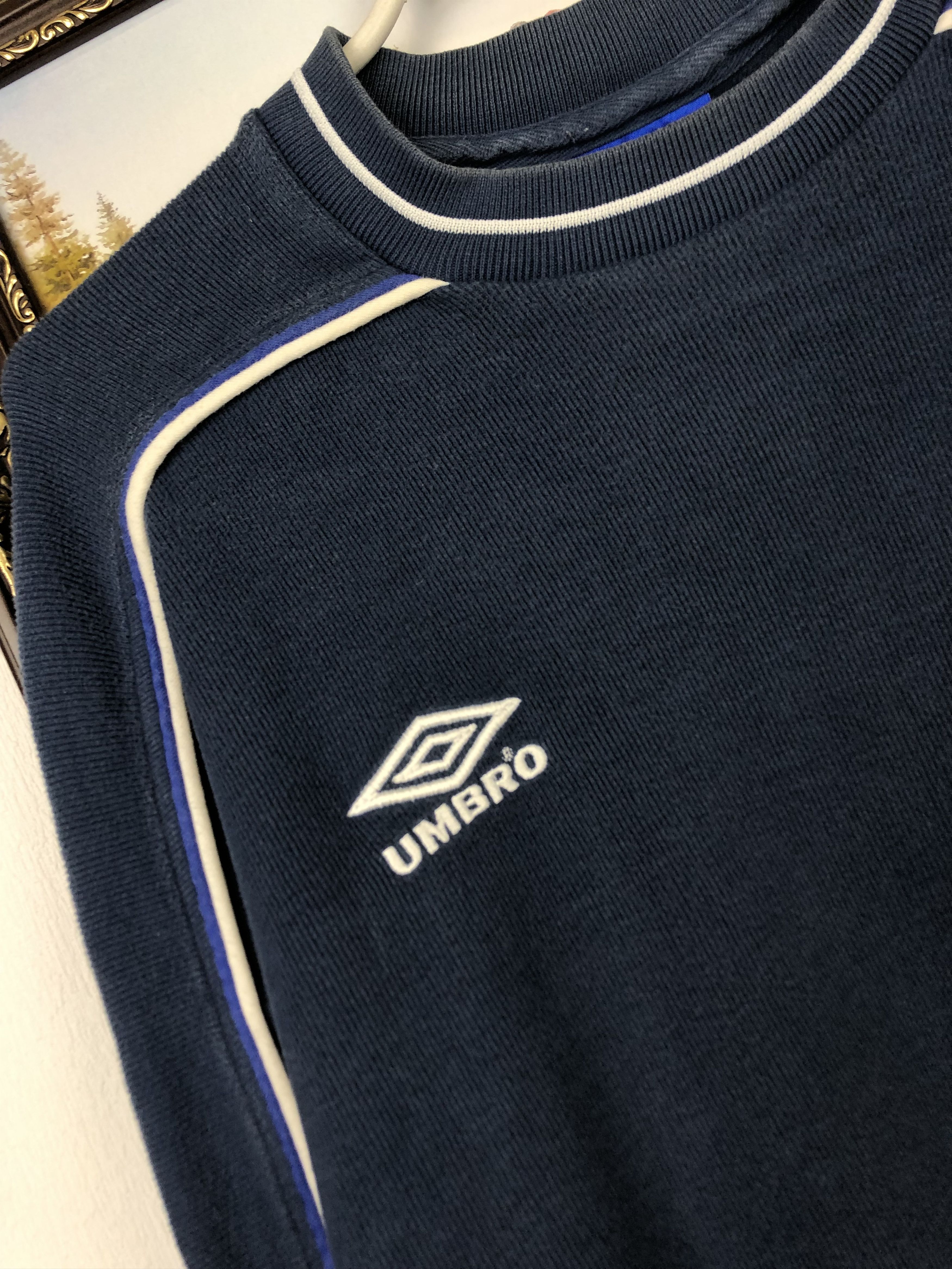 Umbro Vintage 90's Umbro Everton Football Sweatshirt Soccer Mens Size US L / EU 52-54 / 3 - 4 Thumbnail