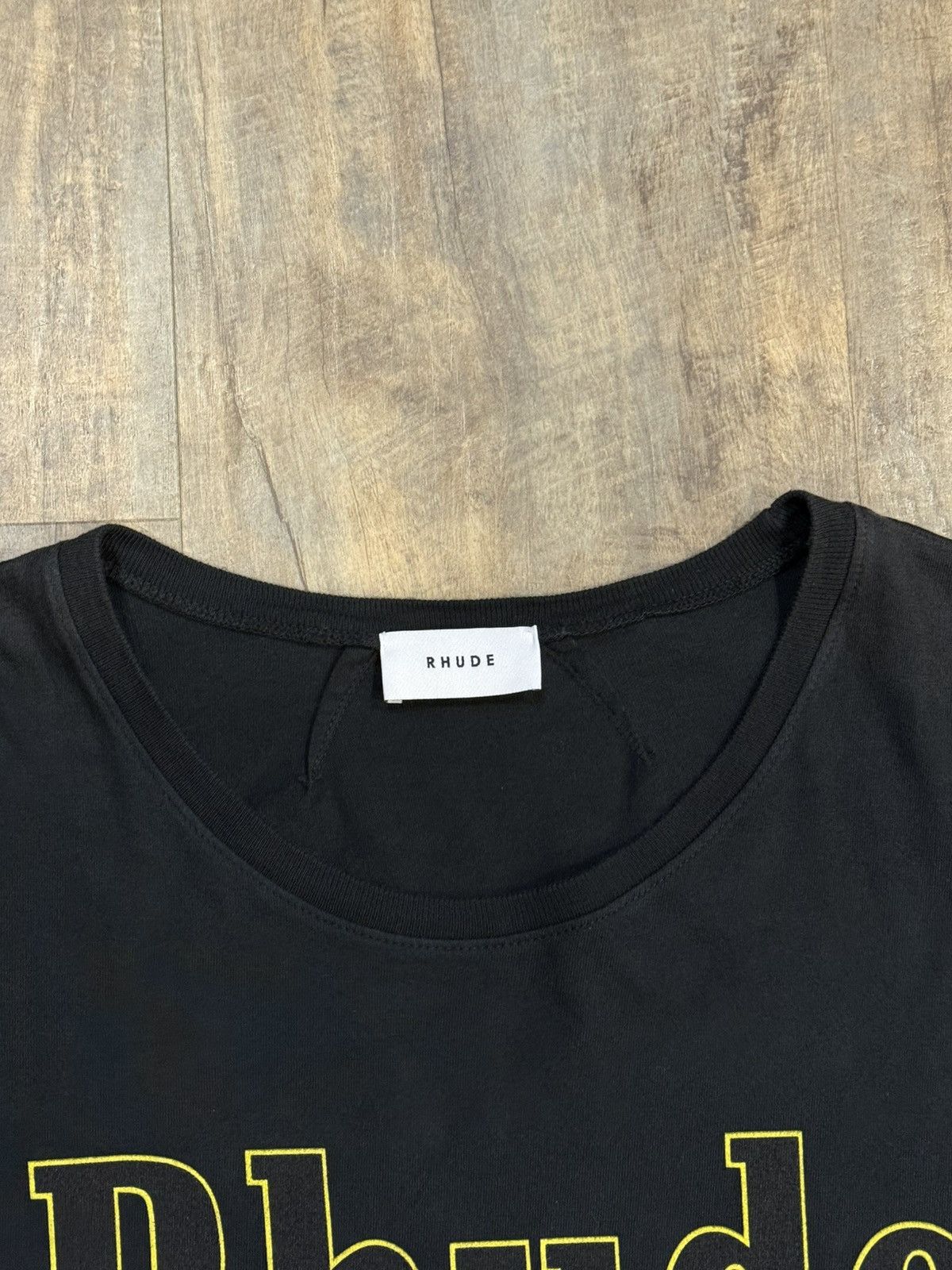 Rhude RARE Rhude Wolf Tee Star Logo Black Size US S / EU 44-46 / 1 - 9 Thumbnail