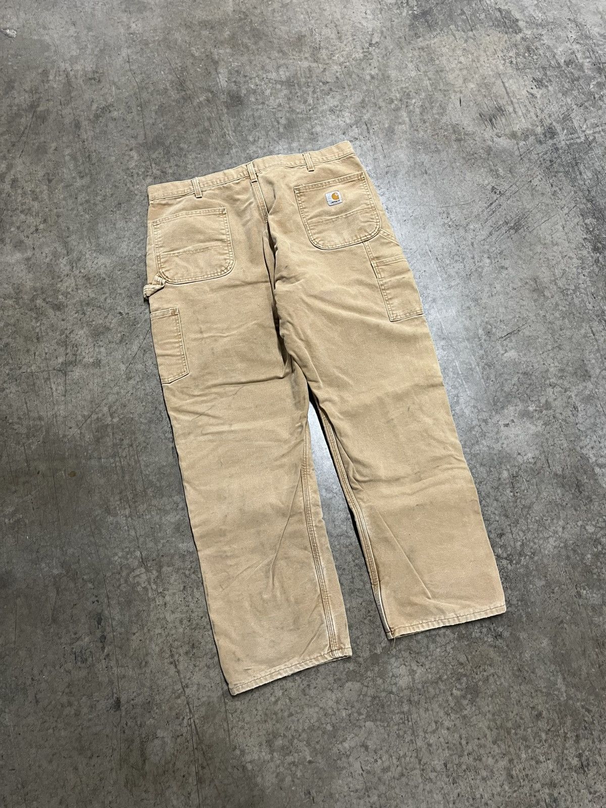 Carhartt × Vintage Carhartt double knee cargo pants skater baggy hype rare Size US 36 / EU 52 - 9 Thumbnail