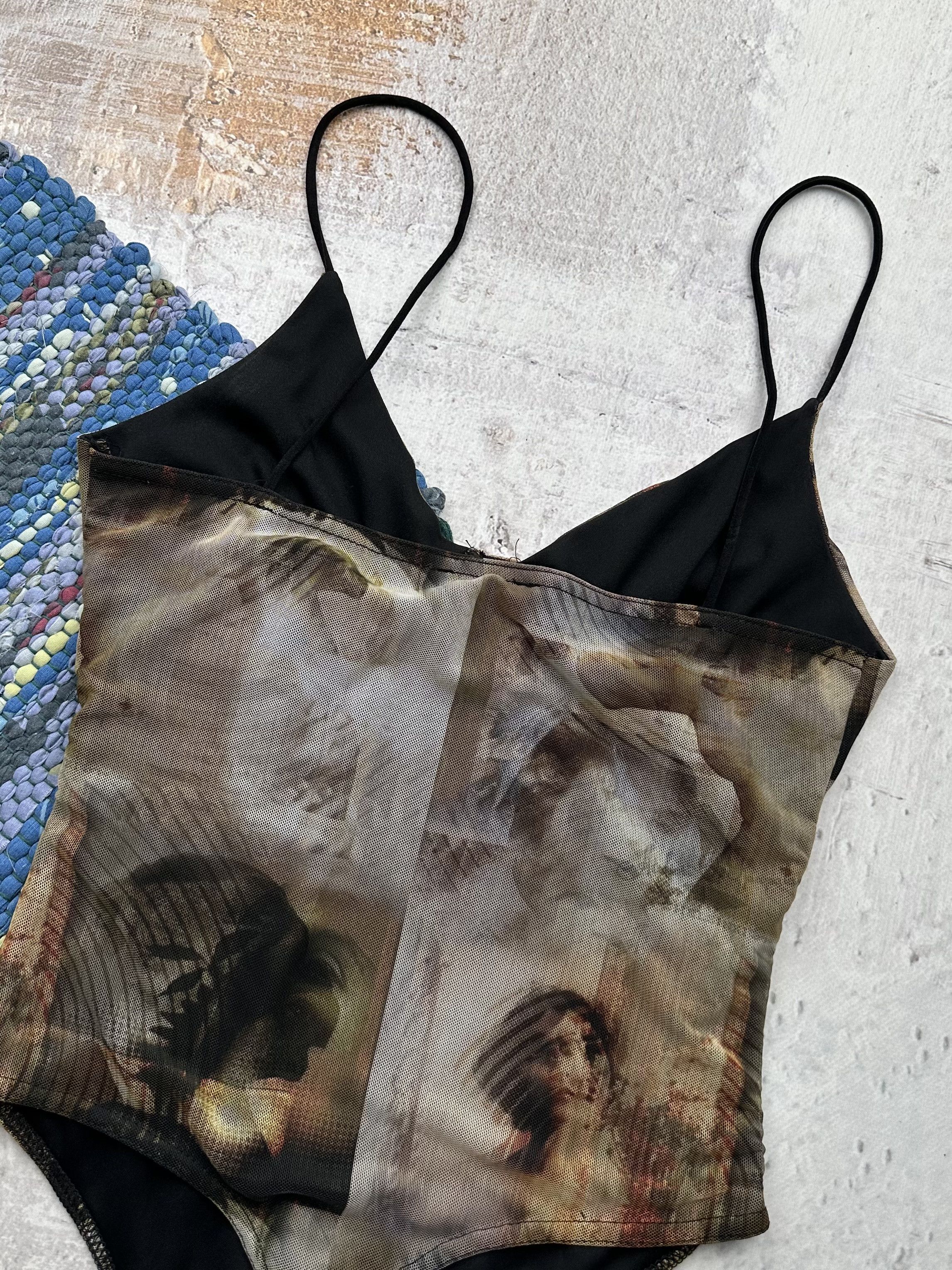 Vintage Vintage Printed Bodysuit A579(299) Size S / US 4 / IT 40 - 5 Thumbnail