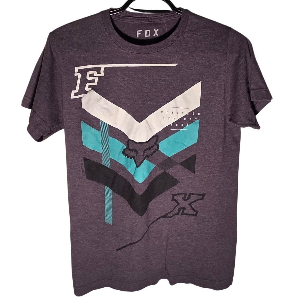 Fox Racing Stylish Men's FOX Racing Grey Graphic Tee - Size Small Size US S / EU 44-46 / 1 - 1 Thumbnail