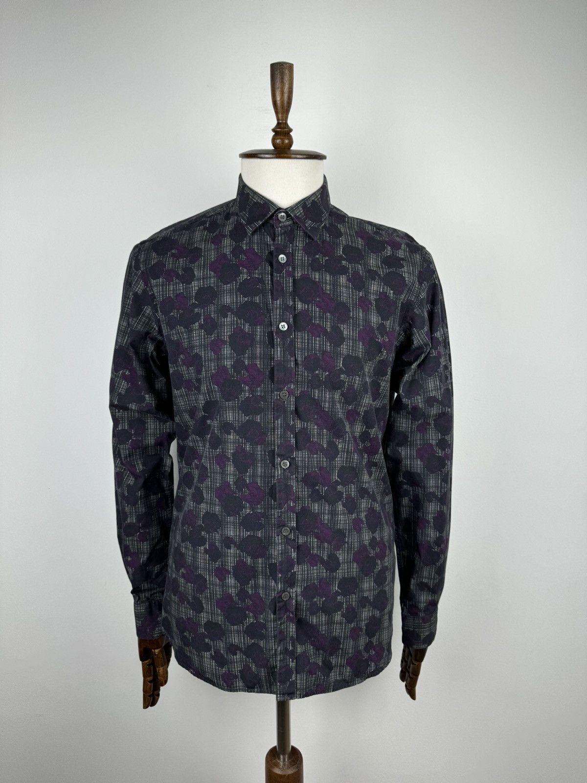 Ted Baker Men’s Ted Baker Floral Long Sleeve Button Down Shirt size 4 Size US L / EU 52-54 / 3 - 1 Thumbnail