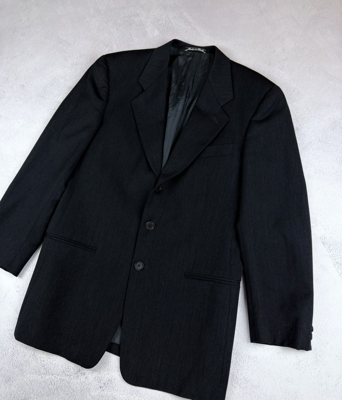 Giorgio Armani Vintage Giorgio Armani Le Collezioni Wool Blazer Size 48 Size 48R - 2 Thumbnail