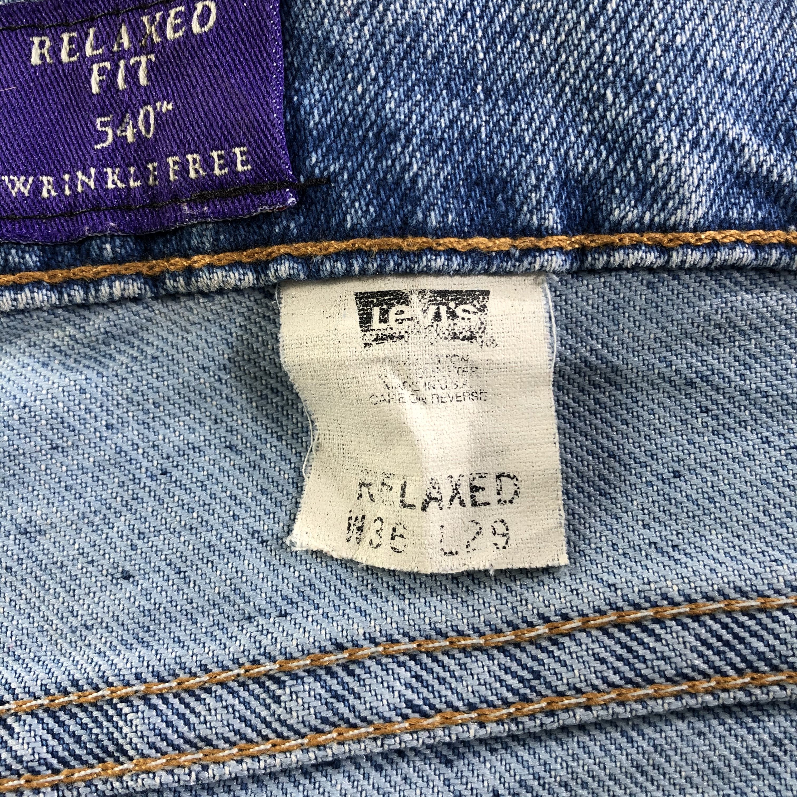 Levi's Vintage Blue Wash Levis 540 Jeans-J3434 Size US 36 / EU 52 - 9 Thumbnail