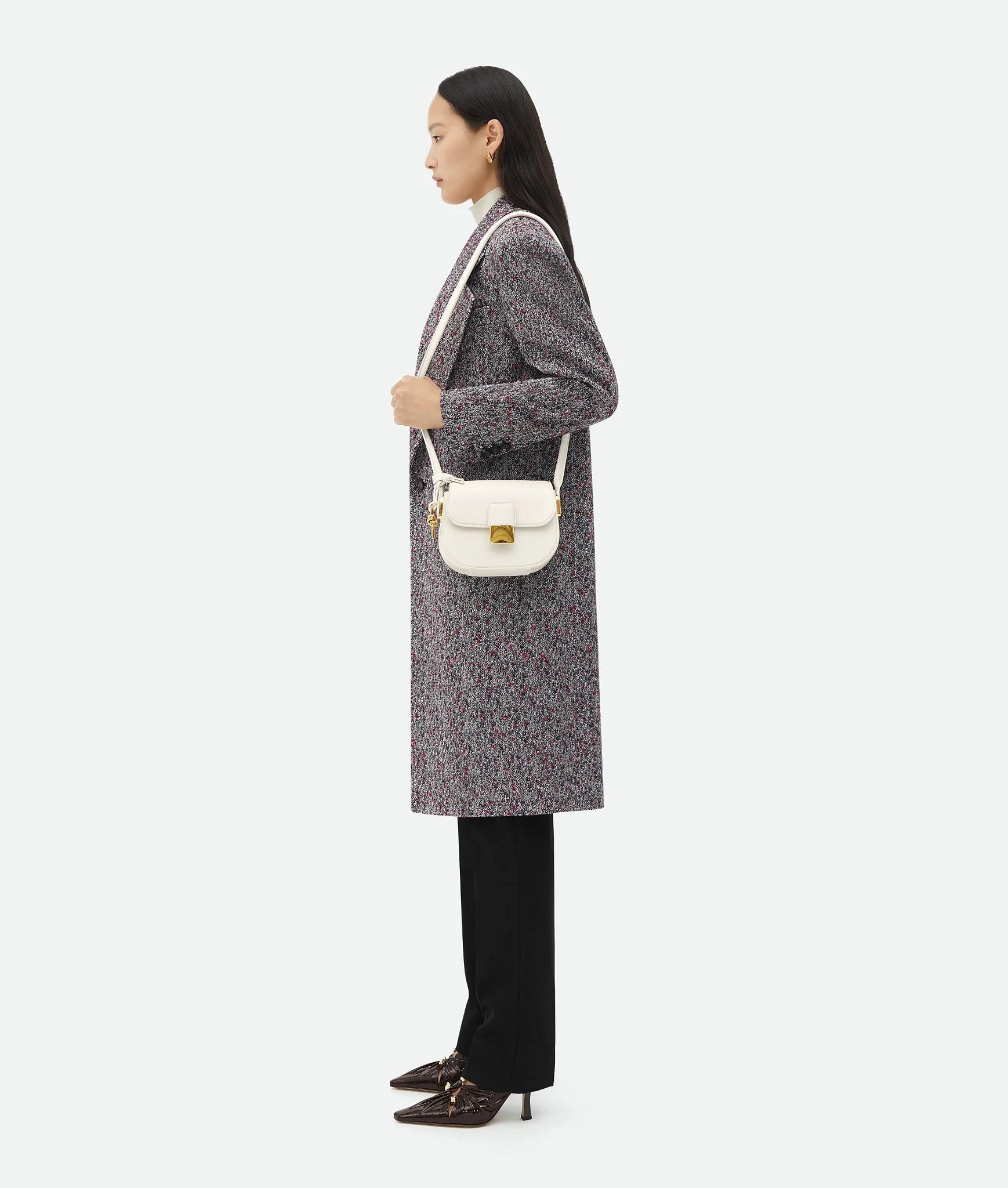 Bottega Veneta o1n1vont0325 Size: OS / Mini Desiree Cross-Body Bag Chalk Size ONE SIZE - 2 Thumbnail