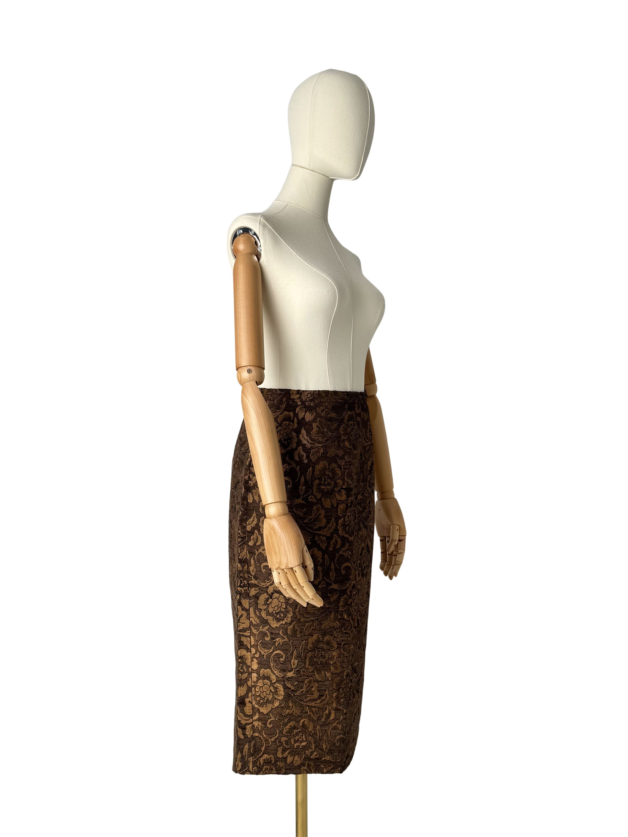 Dolce & Gabbana Dolce&Gabbana Vintage Midi Skirt Size 26" / US 2 / IT 38 - 2 Thumbnail