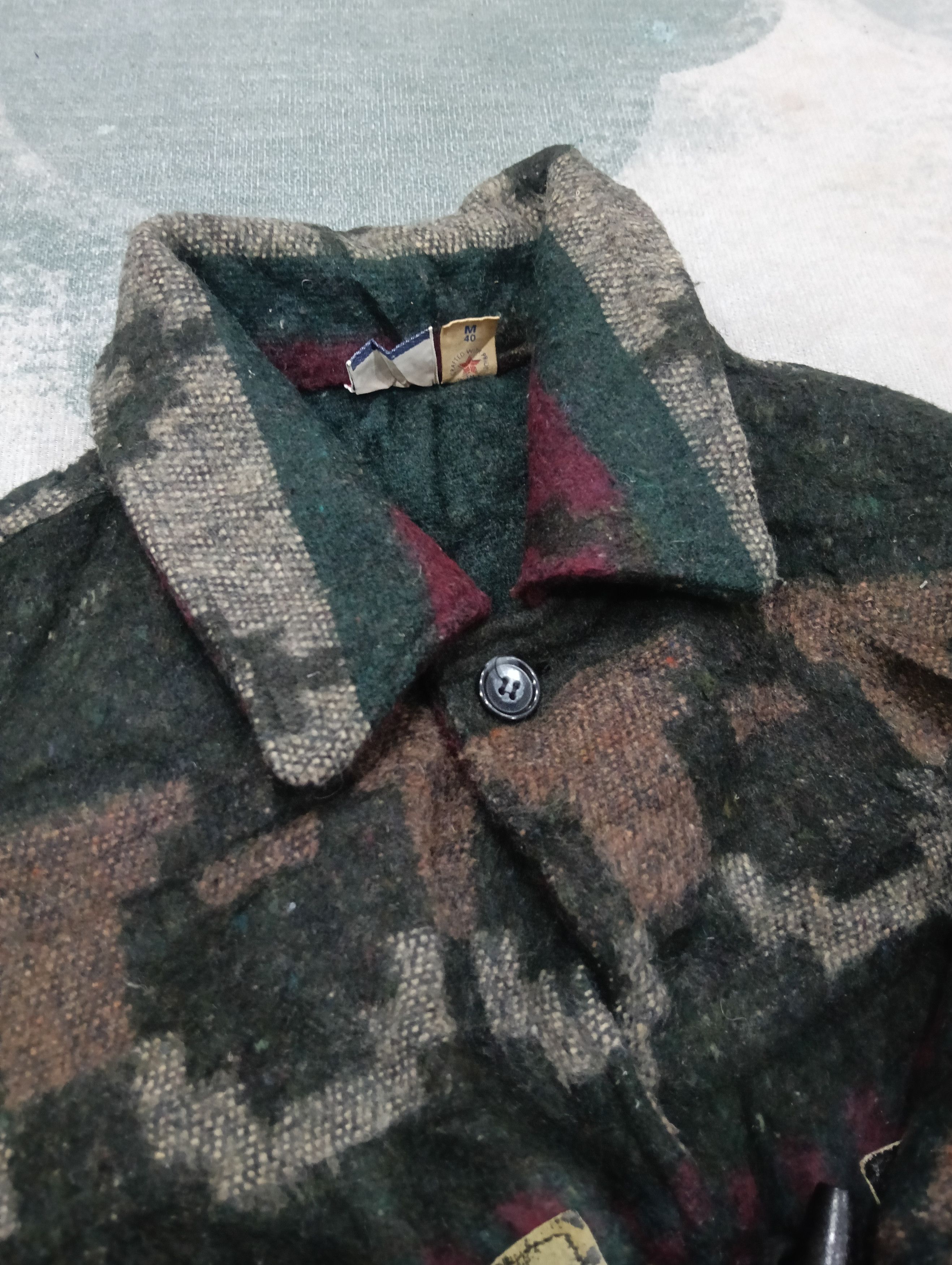 Vintage Vintage 90s Manhattan Jacket Like Navajo Design Size US M / EU 48-50 / 2 - 9 Thumbnail