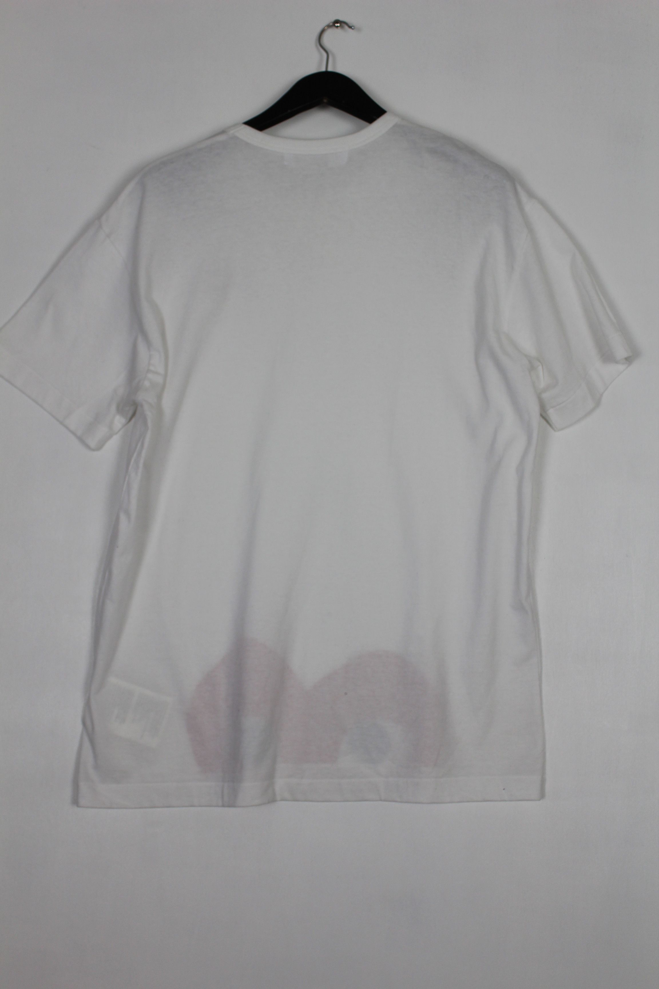 Comme des Garcons PLAY Comme des Garçons Play Peeping Heart Cotton T-Shirt White Size US XL / EU 56 / 4 - 4 Thumbnail