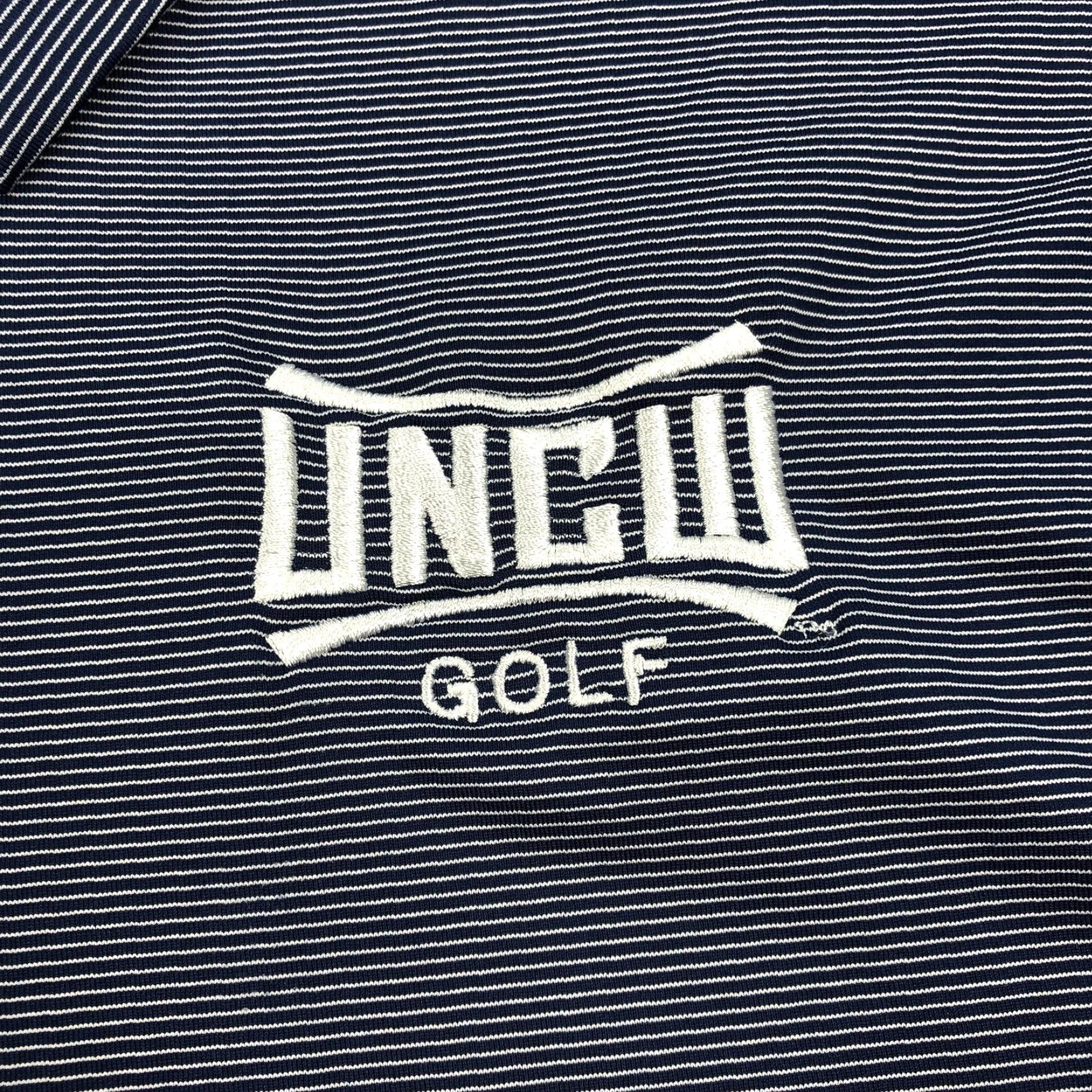 Under Armour Under Armour Golf Polo Shirt Men's 2XL Blue White Striped Performance Loose Size US XXL / EU 58 / 5 - 3 Thumbnail