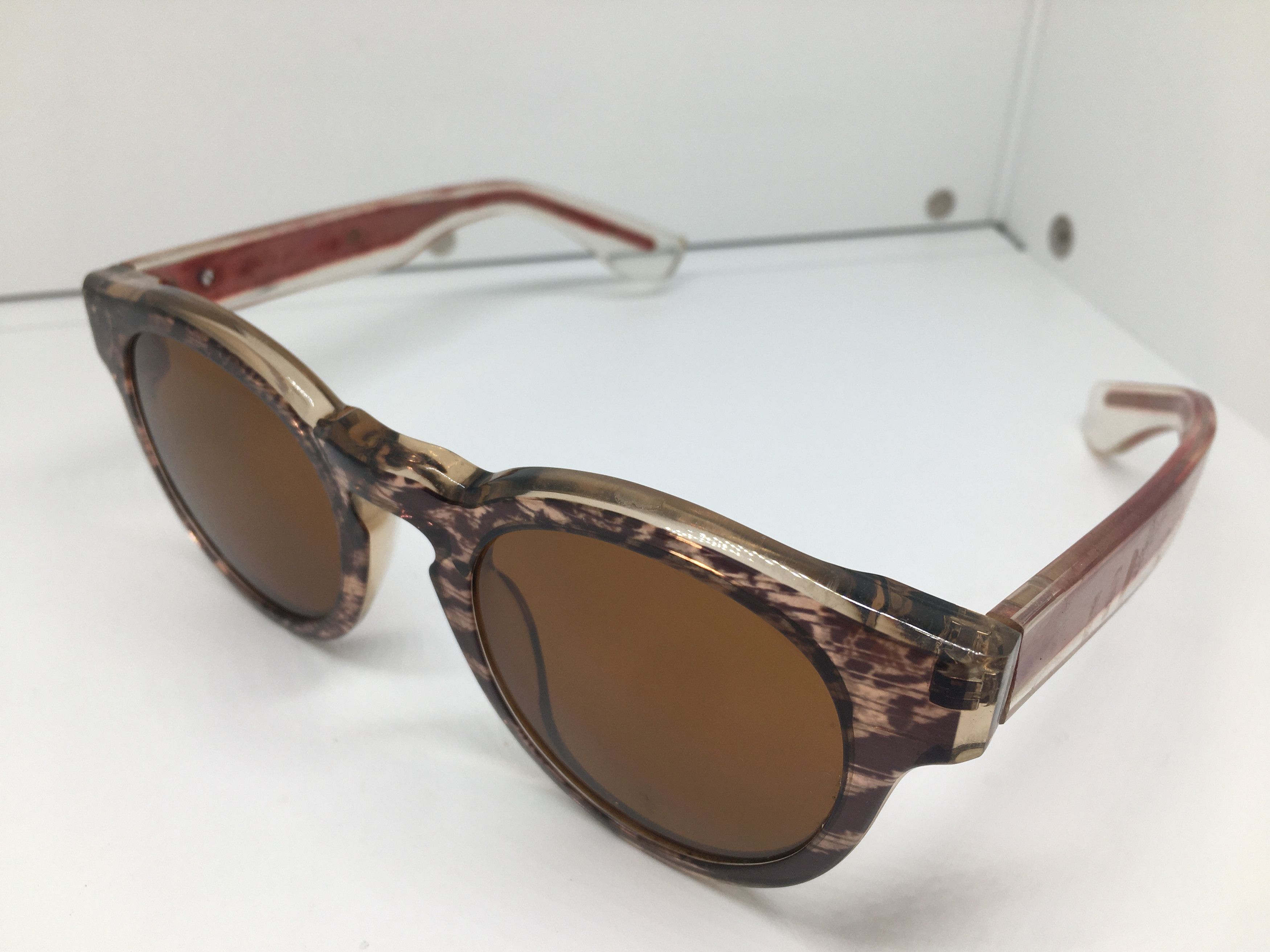 Vintage Vintage Hanmade Acetate Keyhole Sunglasses Frame Size ONE SIZE - 3 Thumbnail