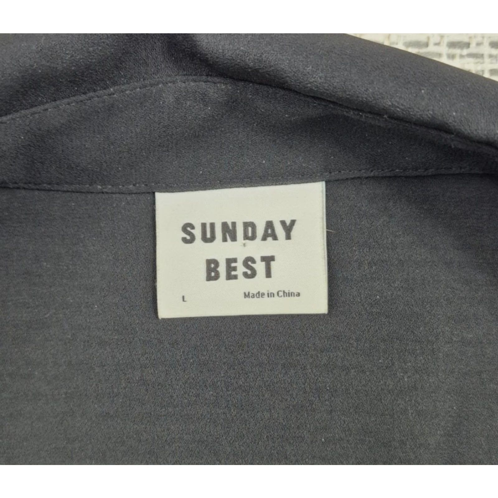Vintage Sunday Best Blouse Shirt Womens Large Black Button Up Peter Pan Collar 90s California Classic Retro USA Mens? Size L / US 10 / IT 46 - 5 Thumbnail