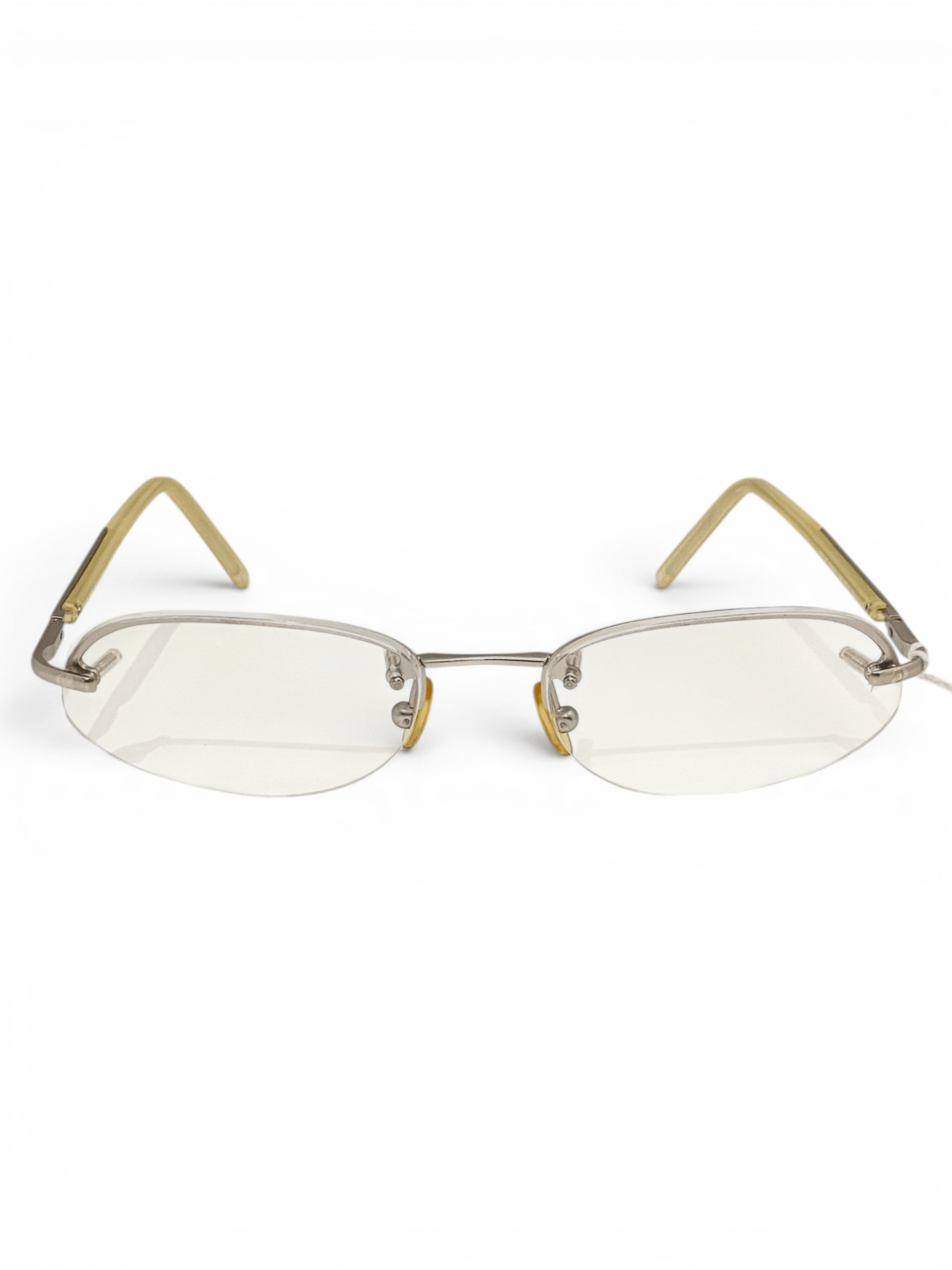 Prada Prada Logo Rimless Retro Oval Vintage Eyeglasses VPR 52D Y2K Size ONE SIZE - 6 Thumbnail