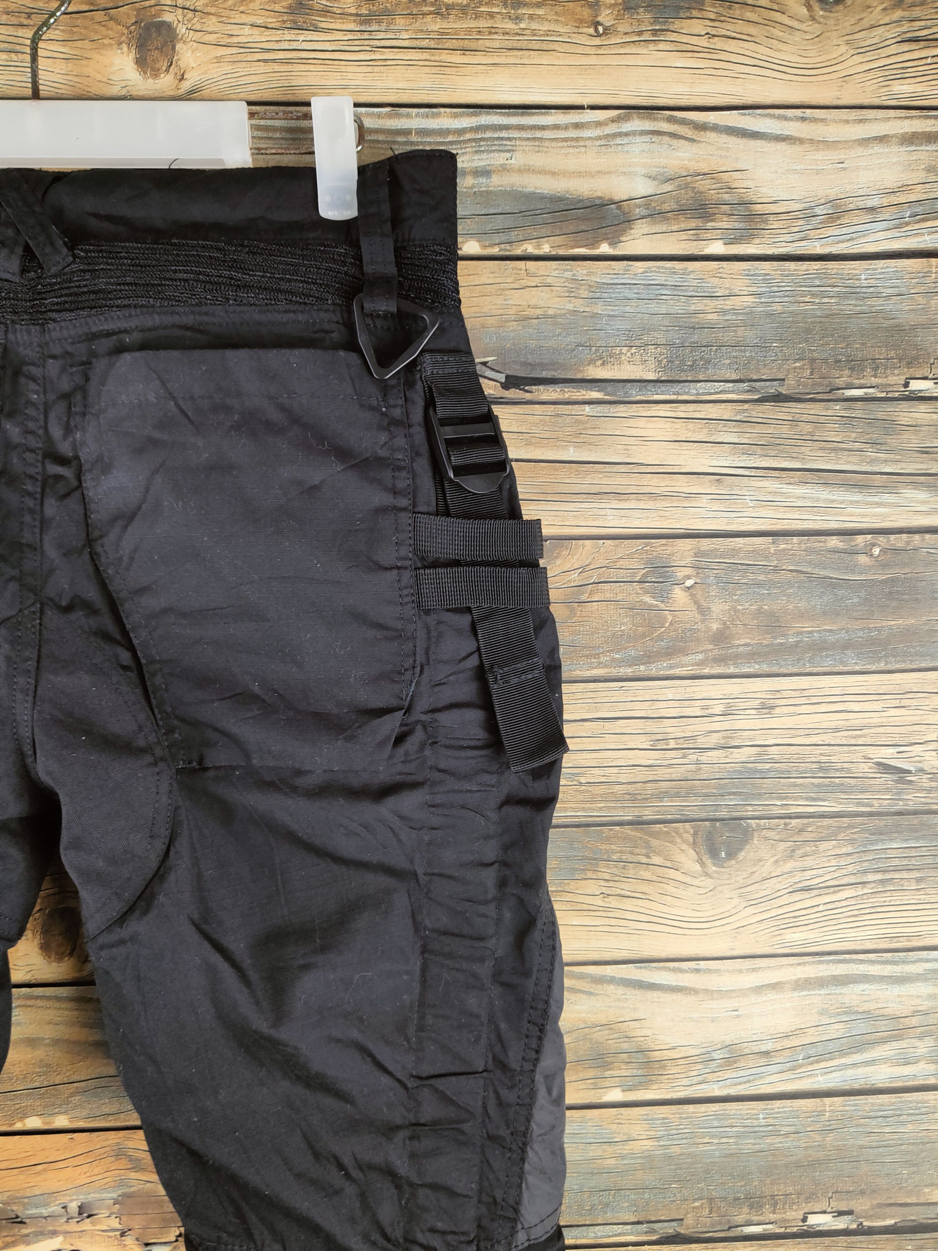 Japanese Brand DL Cordura FieldCore bikers Black cargo Sweatpants #S2893 Size US 30 / EU 46 - 12 Thumbnail