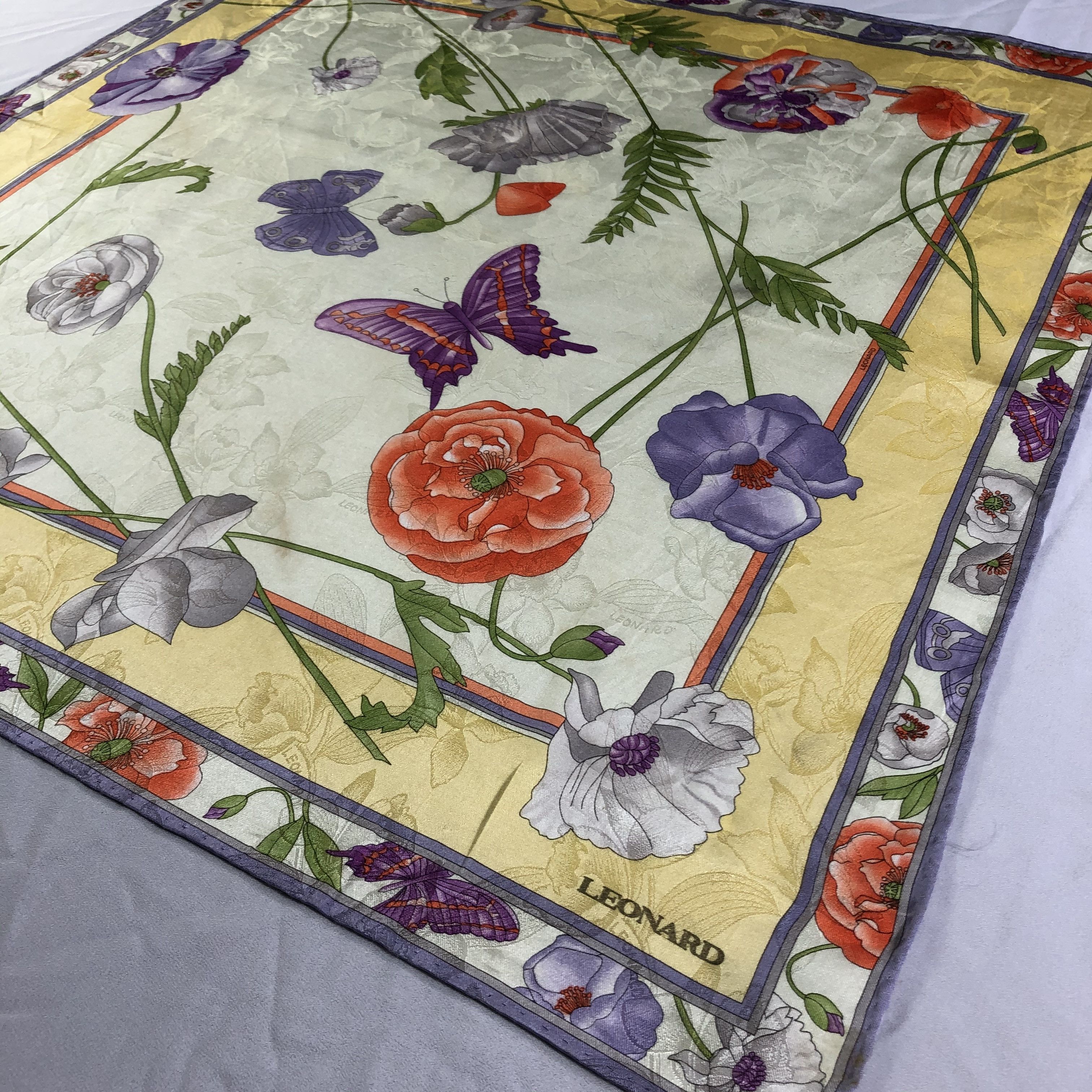 Vintage Vintage Leonard Silk Scarf Size ONE SIZE - 3 Thumbnail