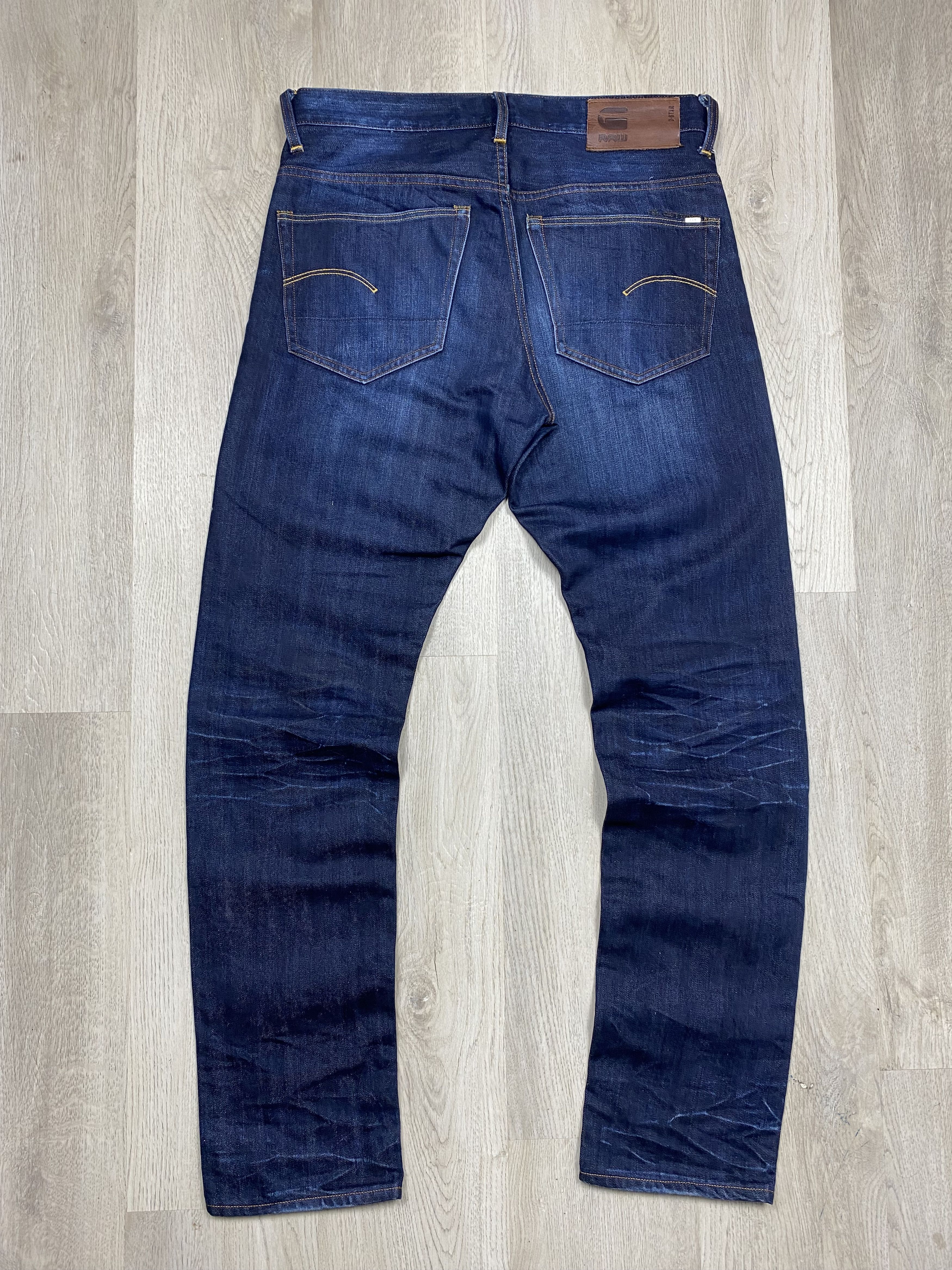 G-Star G Star Raw Mens 3301 Tapered Denim Pants Jeans Size US 33 - 1 Thumbnail