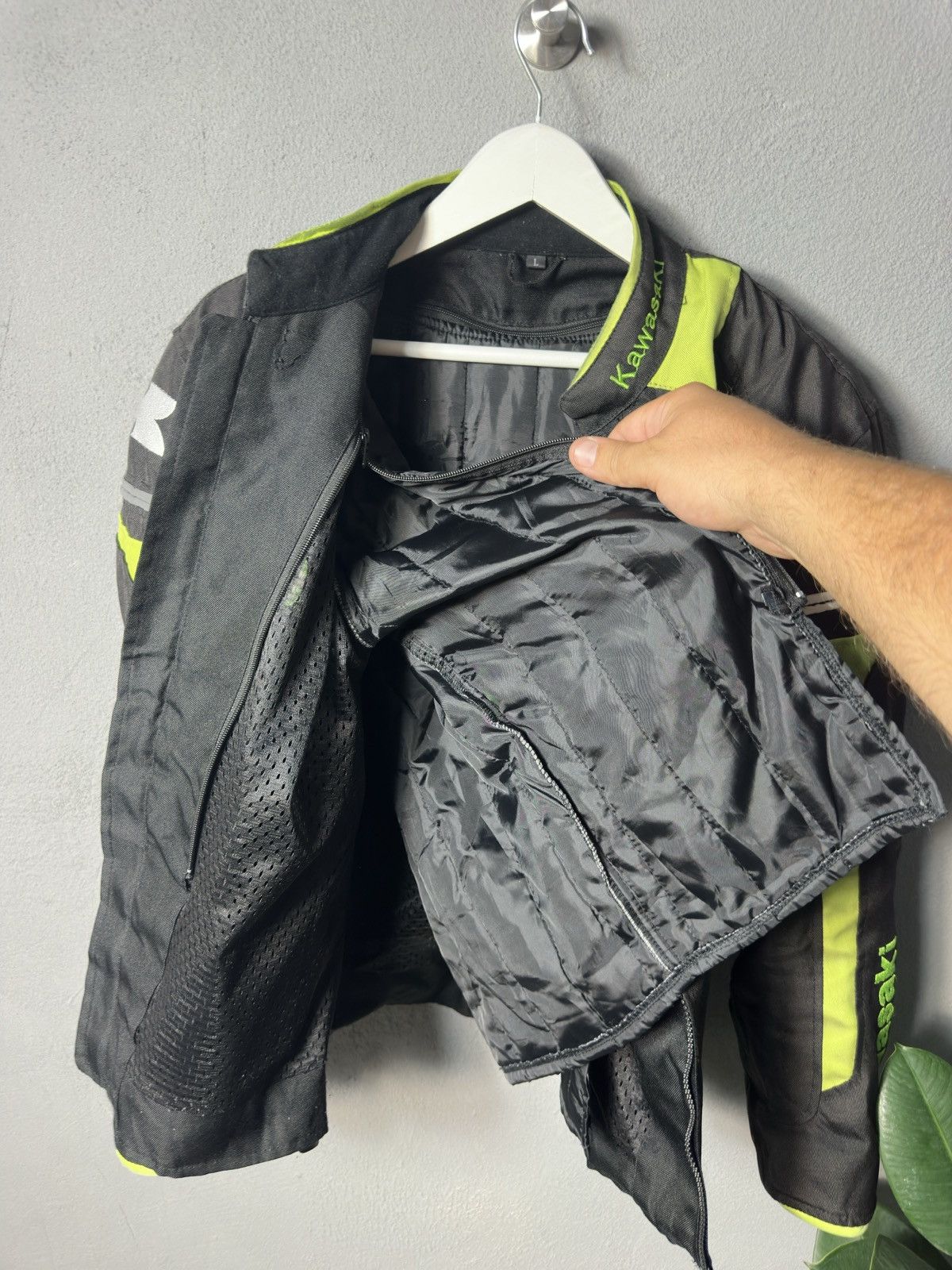 NASCAR × Vintage Kawasaki Racing Jacket Size US L / EU 52-54 / 3 - 9 Thumbnail