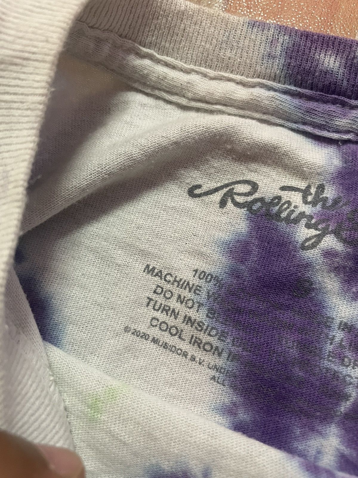 Band Tees The Rolling Stone Voodoo Lounge Tie Dye Cropped Tshirt Size M / US 6-8 / IT 42-44 - 5 Thumbnail