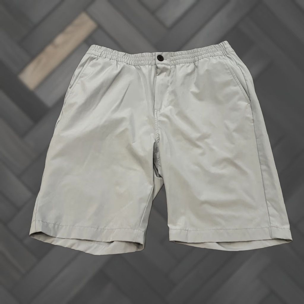 Nautica Nautica Shorts Mens Small Light Gray Chino Elastic Waist Golf Active Tech Size US 29 - 1 Thumbnail