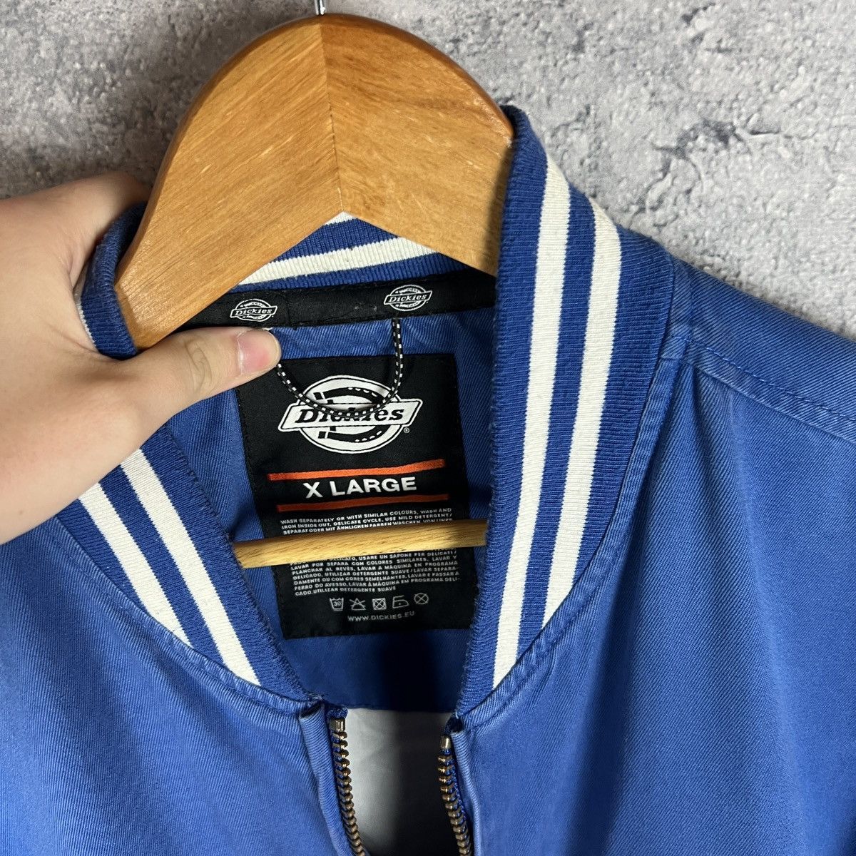 Dickies Dickies Bomber Jacket Men's Size XL Blue Long Sleeve Size US XL / EU 56 / 4 - 14 Thumbnail