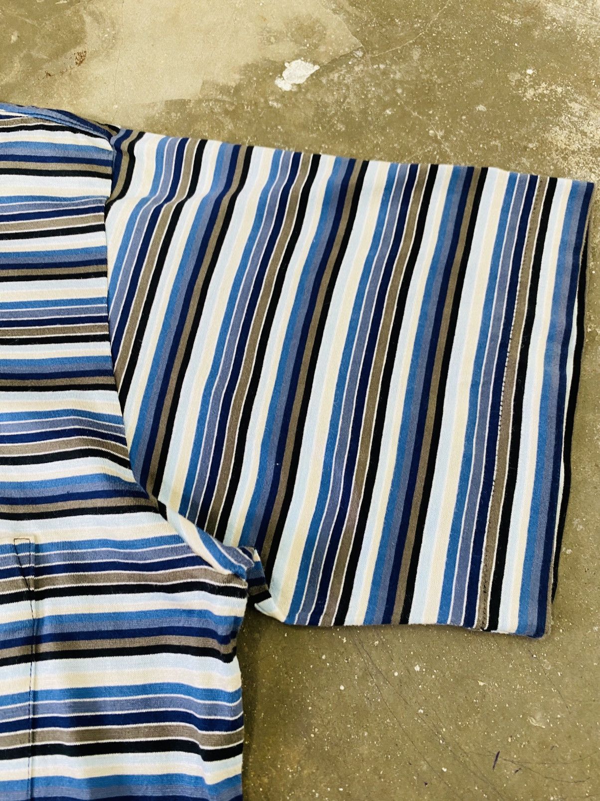 Yves Saint Laurent Yves Saint Lauren Stripe Colar Shirt Size US M / EU 48-50 / 2 - 5 Thumbnail