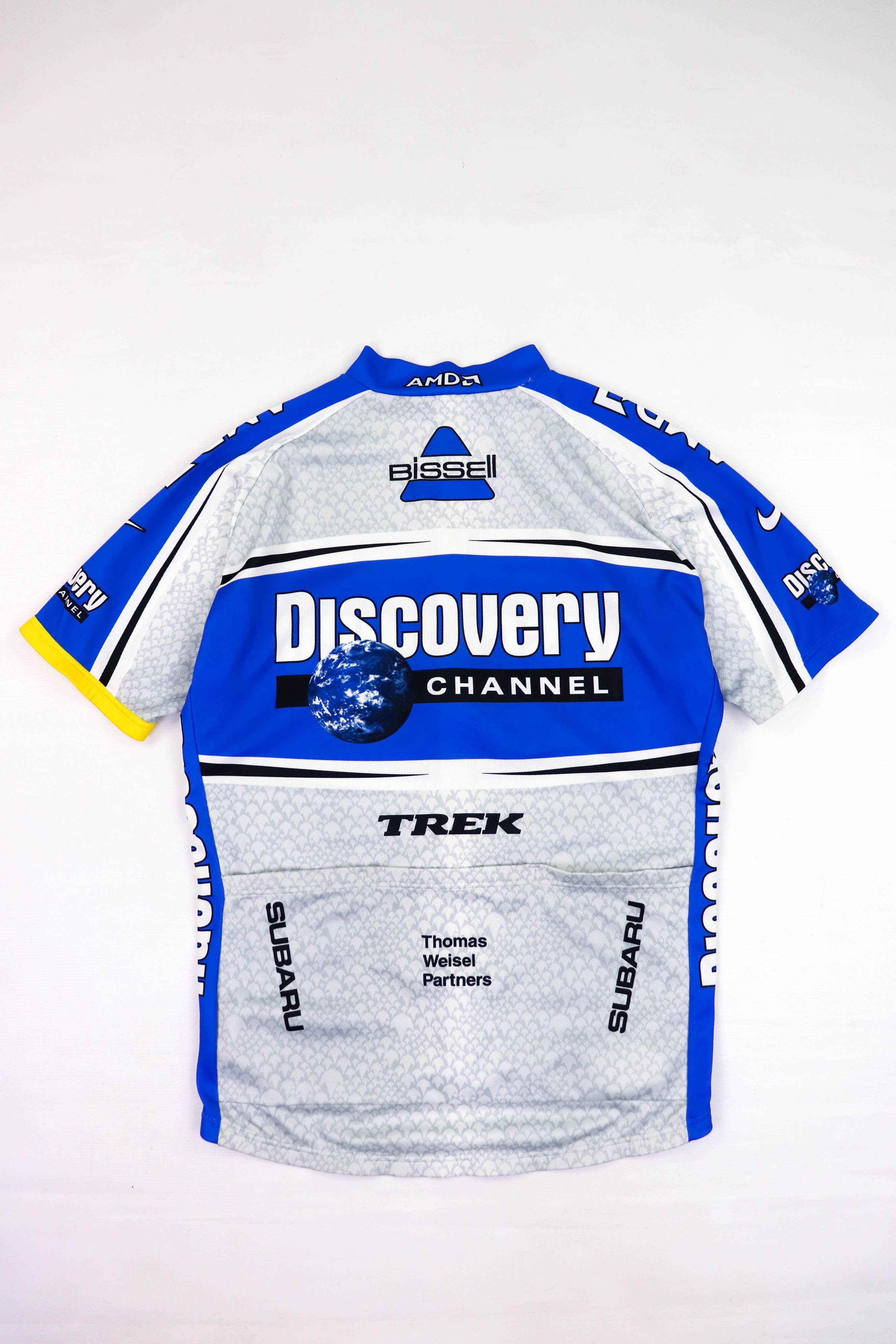 Nike Nike 00s Vintage DriFit Discovery Channel Zip Cycling Jersey Size US M / EU 48-50 / 2 - 2 Thumbnail