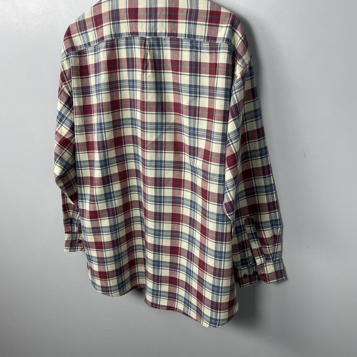 Yves Saint Laurent Vintage Yves Saint Laurent (YSL) Plaid Flannel Button Shirt Size US XL / EU 56 / 4 - 8 Thumbnail