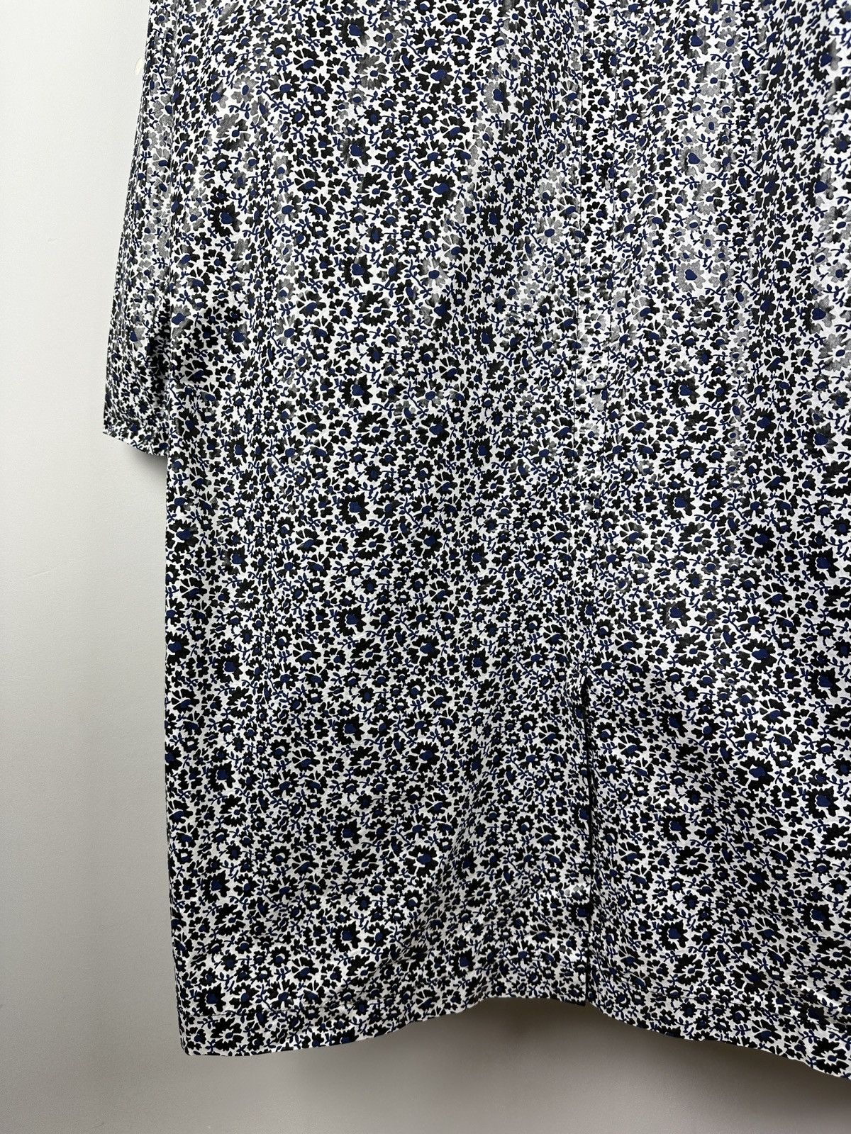 Jil Sander × Vintage Jil Sander Floral Print Trench Coat Jacket Size L / US 10 / IT 46 - 23 Thumbnail