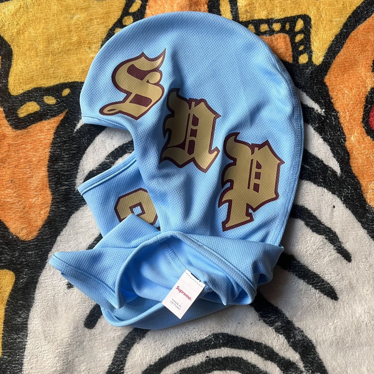 Supreme Old English Balaclava Size ONE SIZE - 8 Thumbnail