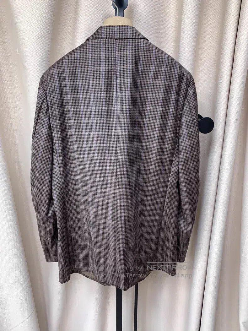 Loro Piana Loro Piana Caramel Brown Gentleman Check Wool Suit Size 50L - 2 Thumbnail